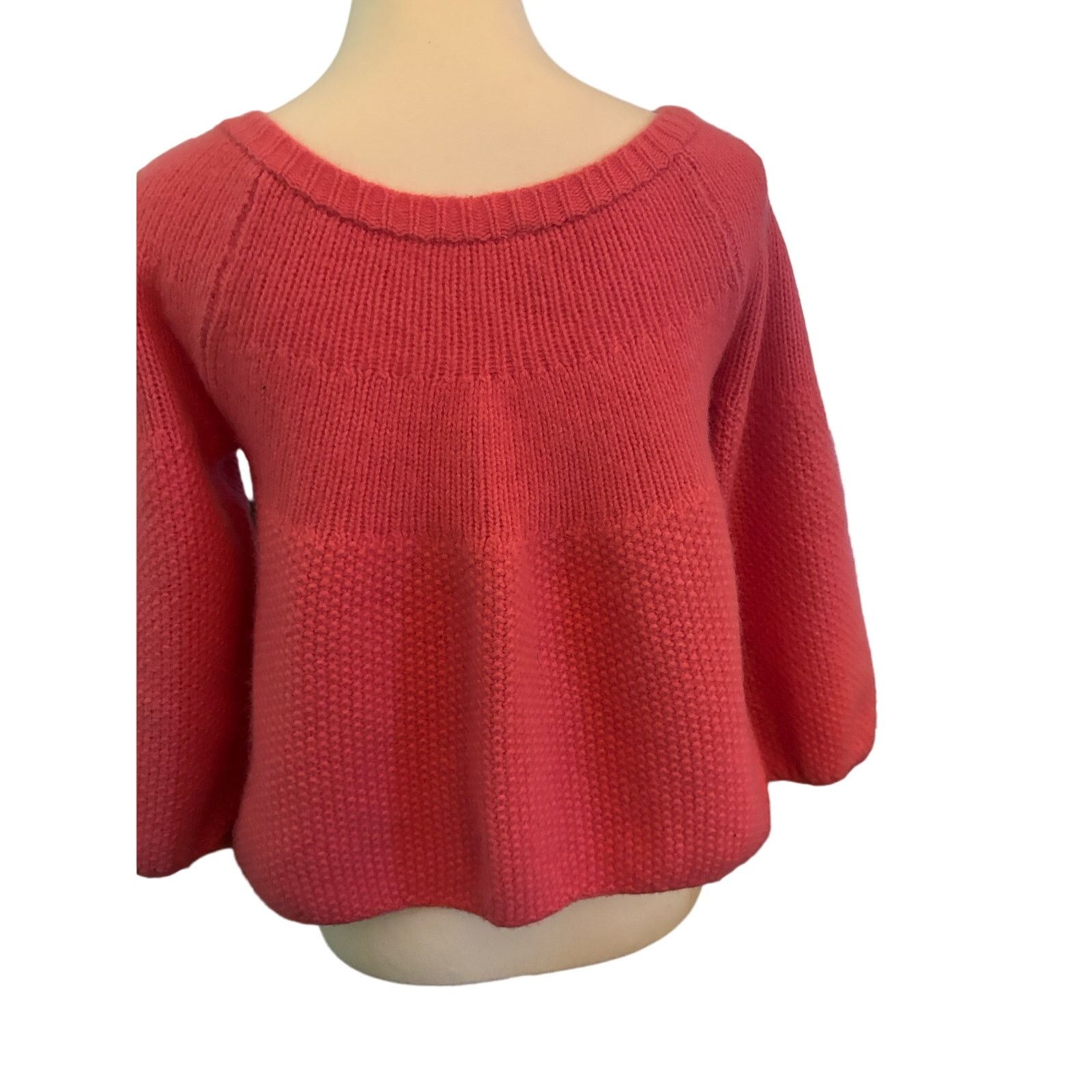 Free People Free People Women's Wool Cardigan Sweater Size Medium Pink Size M / US 6-8 / IT 42-44 - 4 Thumbnail