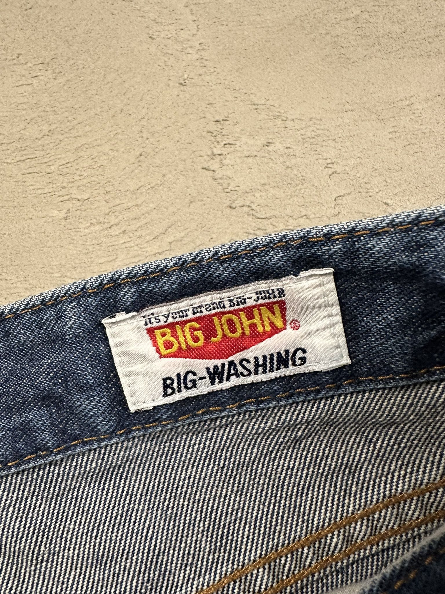 Big John × Japanese Brand × Vintage Vintage Y2k Big John Baggy Oversized Denim Pants Size US 29 - 13 Thumbnail