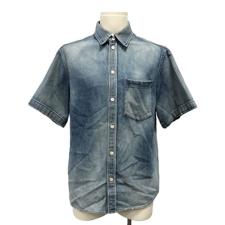 Balenciaga Balenciaga Unifit Washed Denim Shirt Size XS Size US XS / EU 42 / 0 - 1 Thumbnail