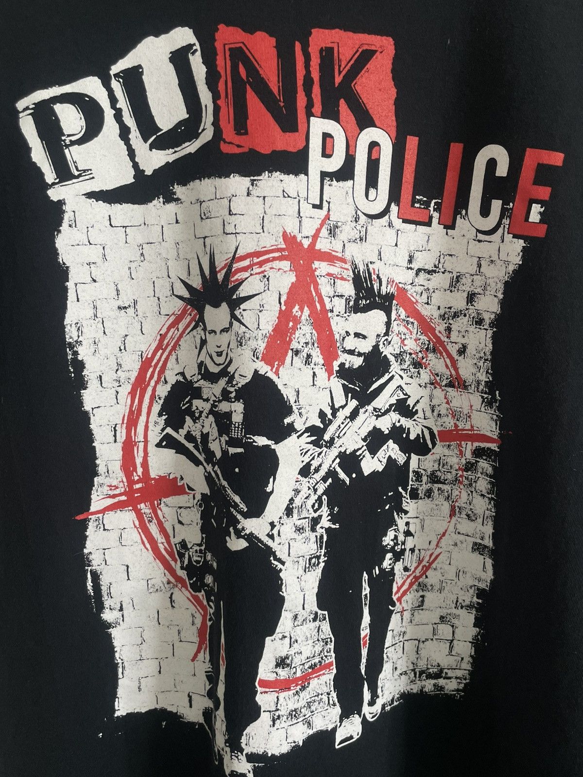 Band Tees Vintage 00's Ferocious Dog Band Punk Police T-Shirt Size US L / EU 52-54 / 3 - 5 Thumbnail