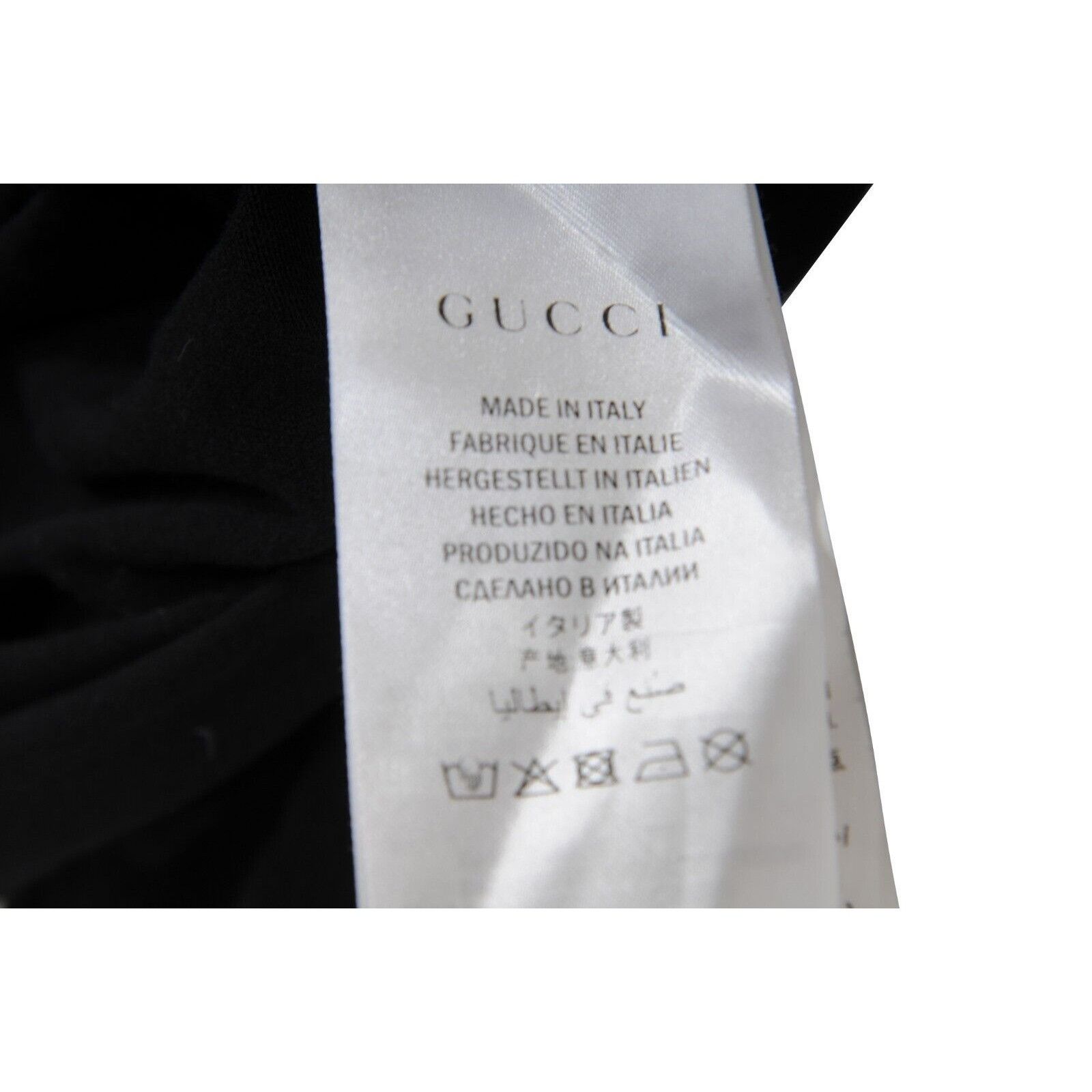 Gucci Metal Logo T Shirt Black Red White Size US M / EU 48-50 / 2 - 6 Thumbnail