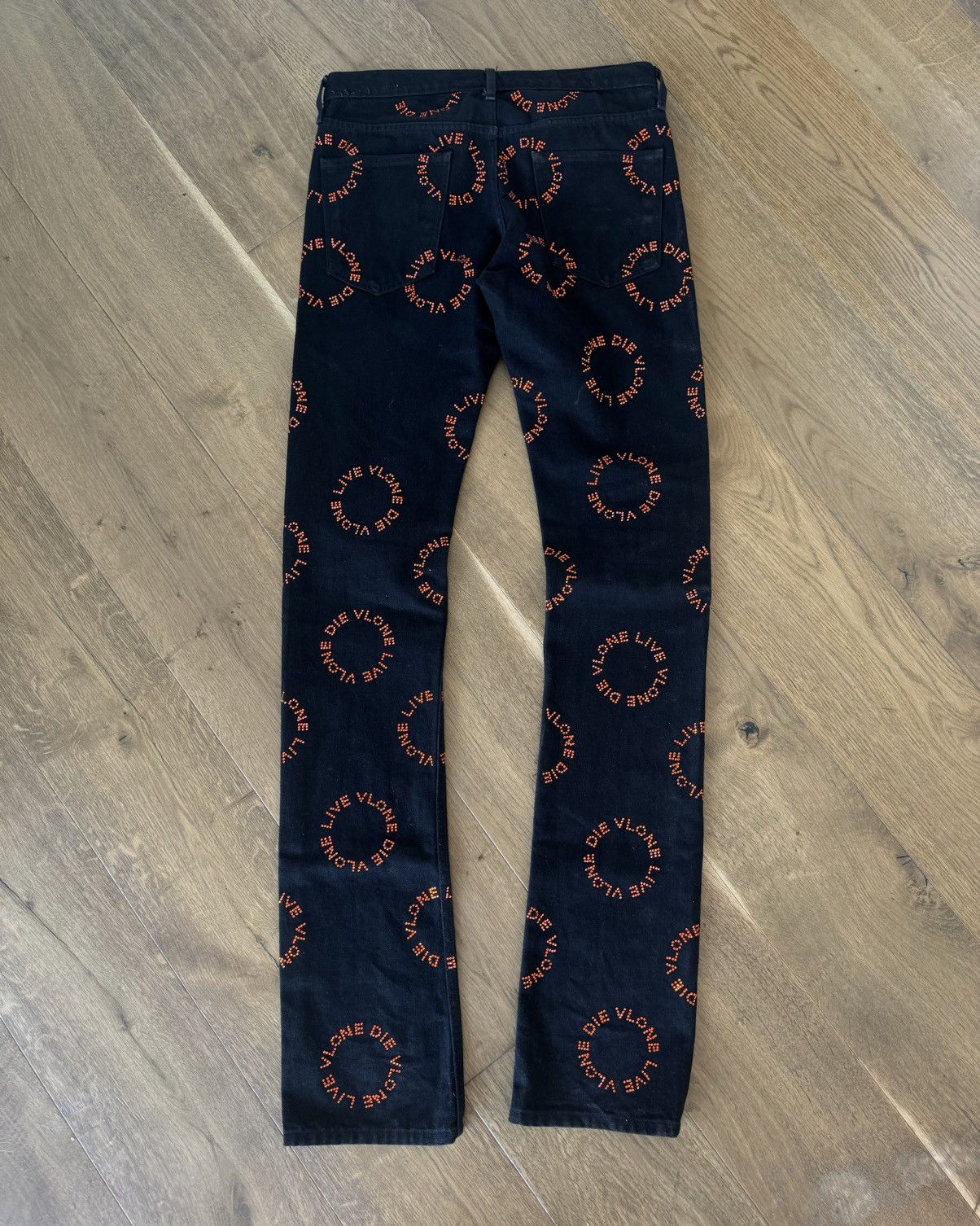 Vlone Vlone Denim Rhinestone Jeans Black 32 Size US 32 / EU 48 - 10 Thumbnail