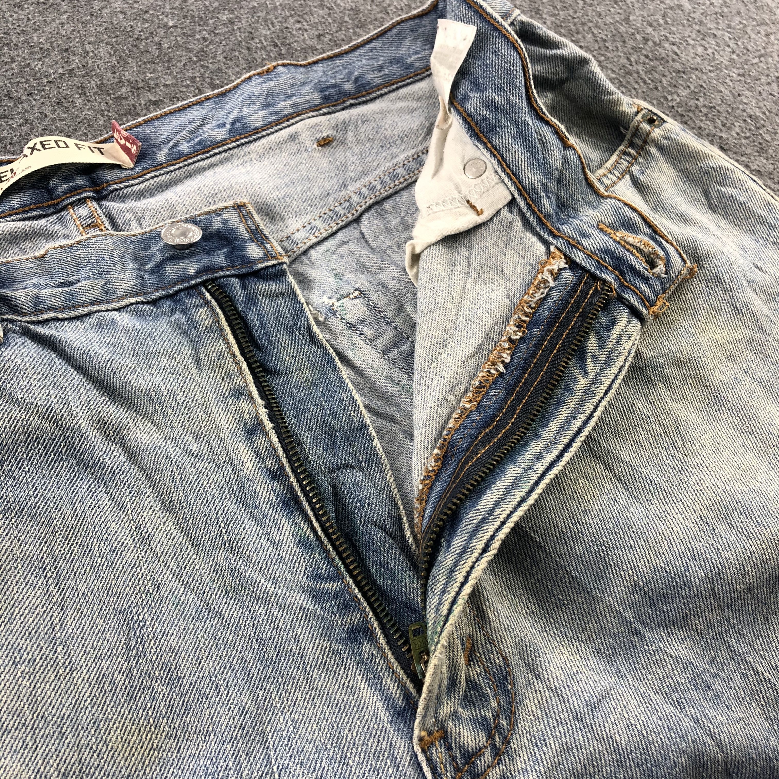 Levi's Vintage 90s Light Wash Levis 550 Jeans-J1219 Size US 36 / EU 52 - 7 Thumbnail
