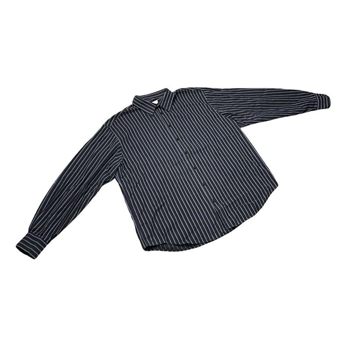 Yves Saint Laurent Black Cotton Shirt Size XXL / US 16-18 / IT 52-54 - 1 Thumbnail