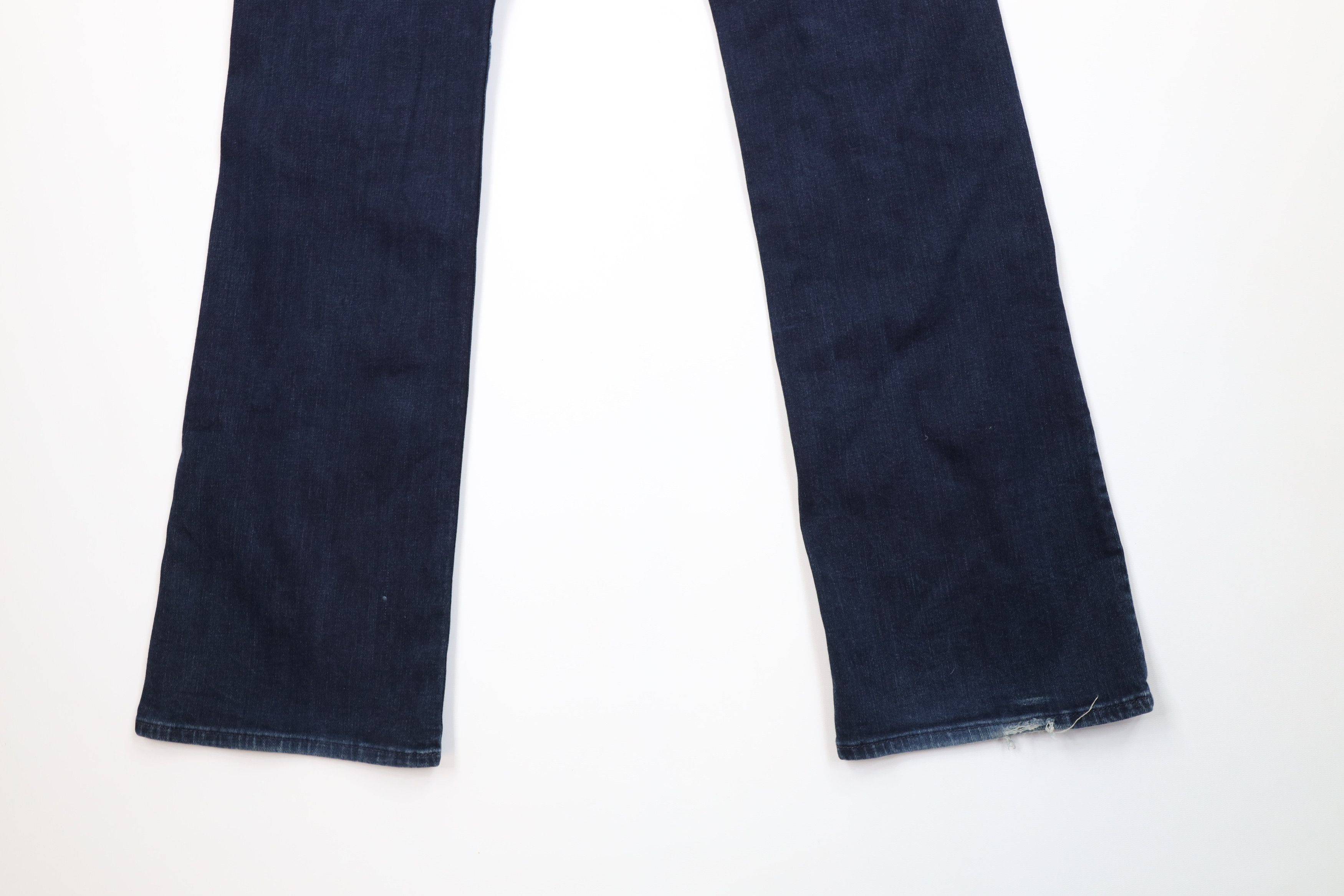 7 For All Mankind 7 For All Mankind Stretch Flared Wide Leg Denim Jeans Blue Size 30" / US 8 / IT 44 - 13 Thumbnail