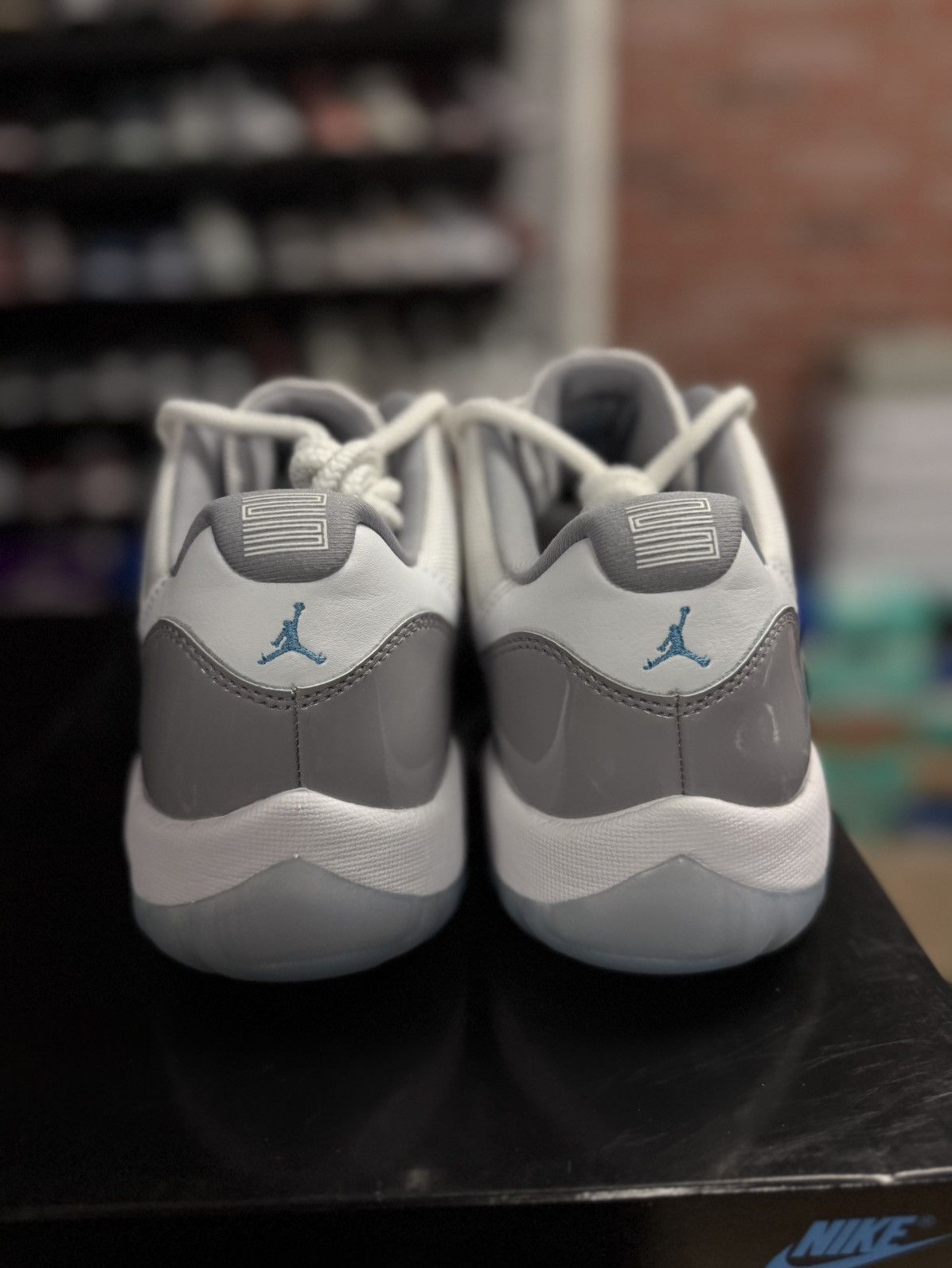 Jordan Brand × Nike Jordan 11 Low Grey Size 11 W Box Clean Condition (AV2187-140 Size US 11 / EU 44 - 16 Thumbnail