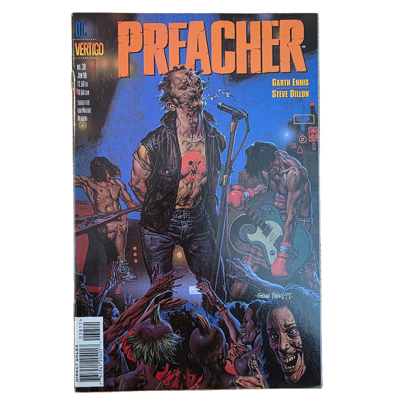 DC Comics Preacher #38 (1998) DC Vertigo NM Size ONE SIZE - 1 Thumbnail
