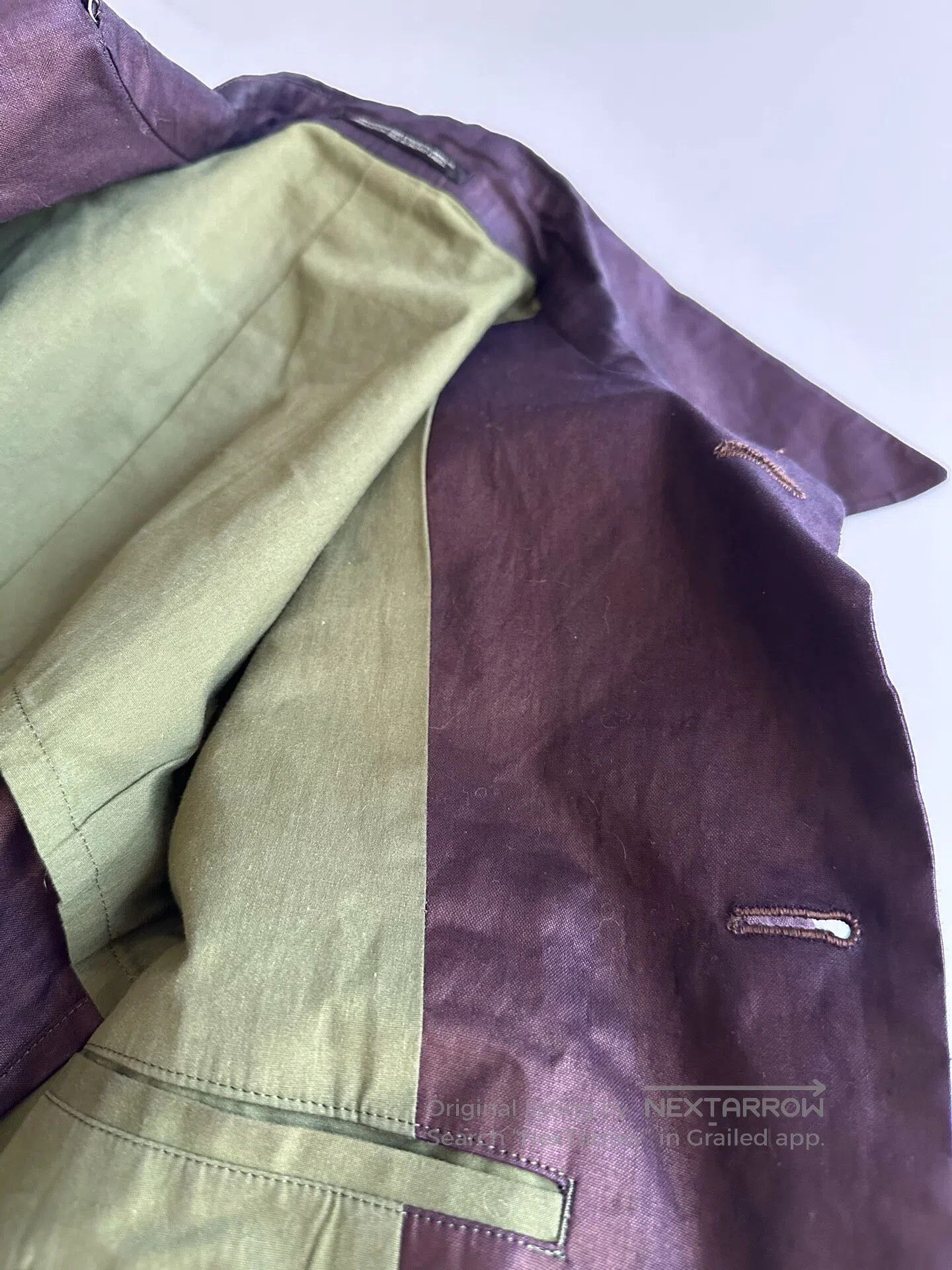 Yohji Yamamoto YOHJI YAMAMOTO 993SS Paint-Dyed Jacket| Size L / US 10 / IT 46 - 5 Thumbnail