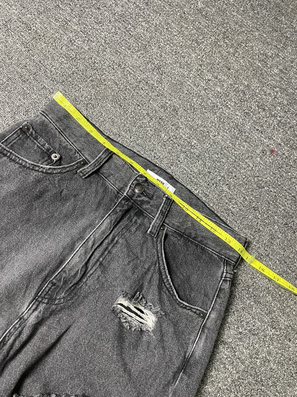 Japanese Brand × Vintage WEGO Distressed Denim Ripped Baggy Jeans (104) Size US 28 / EU 44 - 4 Thumbnail