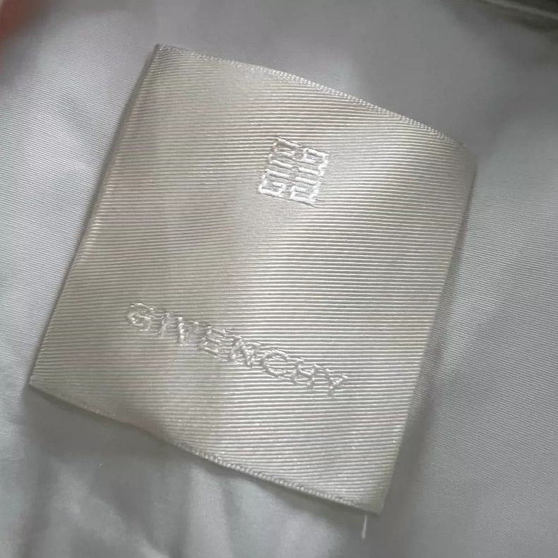Givenchy Givenchy Size39 White Zip Up Poplin Long Sleeve Shirt Size US M / EU 48-50 / 2 - 4 Thumbnail