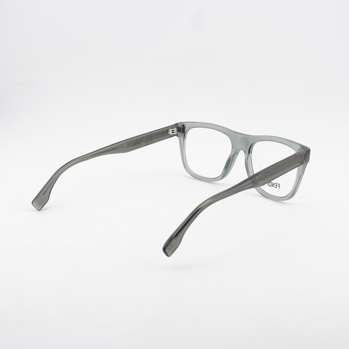 Fendi Fendi FE50070I 020 Eyeglasses Grey 54mm Square Frame Size ONE SIZE - 5 Thumbnail