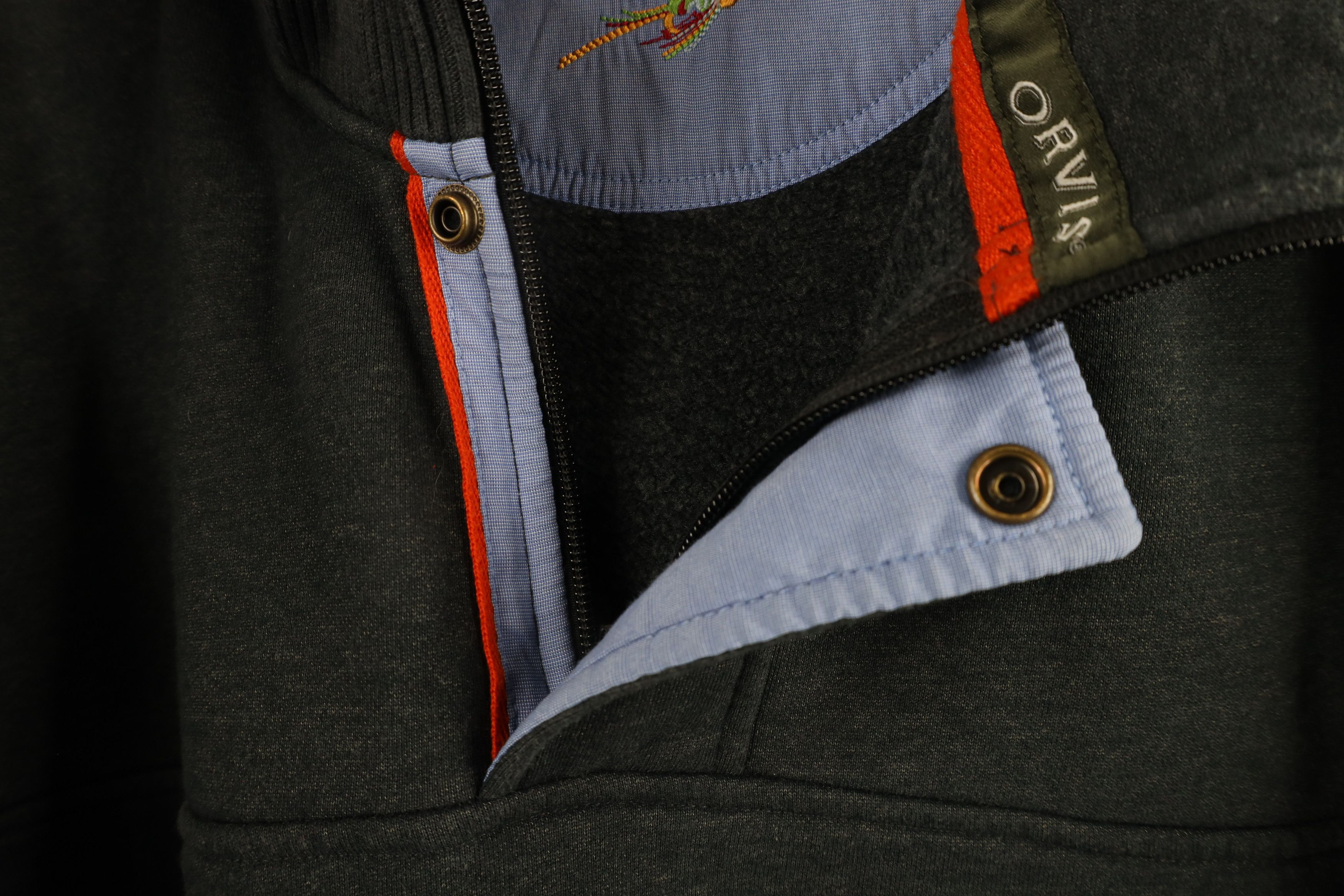 Orvis Vintage Orvis Blank Half Zip Heavyweight Pullover Sweatshirt Size US L / EU 52-54 / 3 - 4 Thumbnail