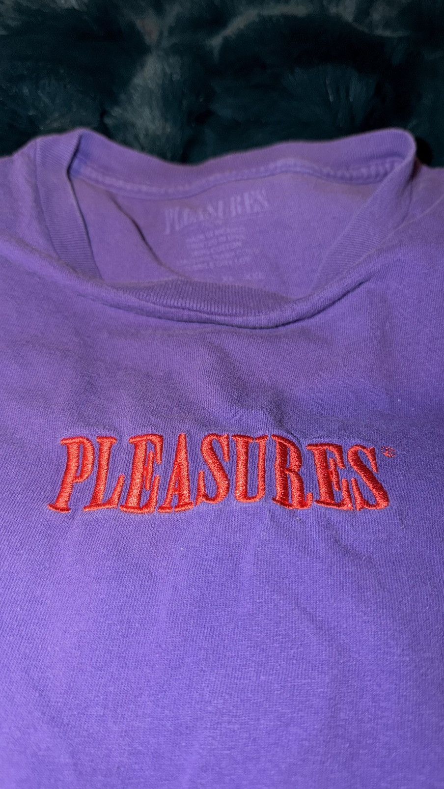 Pleasures Purple Pleasures Tee Size US L / EU 52-54 / 3 - 7 Thumbnail
