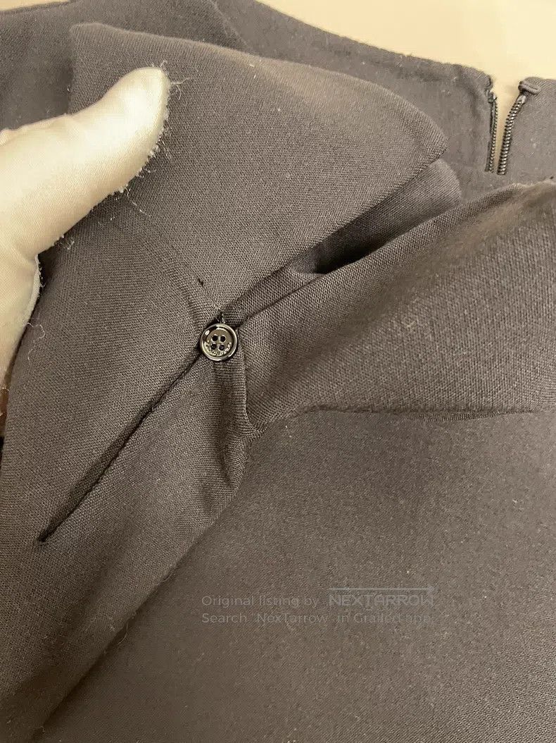 Loro Piana Loro Piana Black Wool Knit Dress Size XS / US 0-2 / IT 36-38 - 9 Thumbnail
