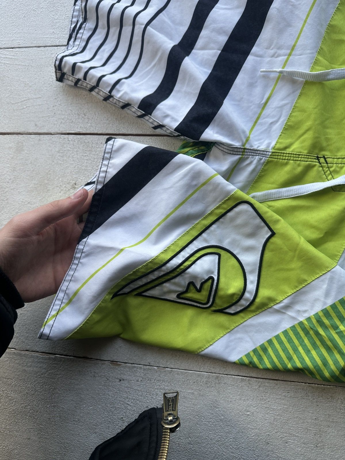 Quiksilver 🚨Vintage Quiksilver Shorts Big Logo Y2K Style 90s Surfing Size US 34 / EU 50 - 4 Thumbnail