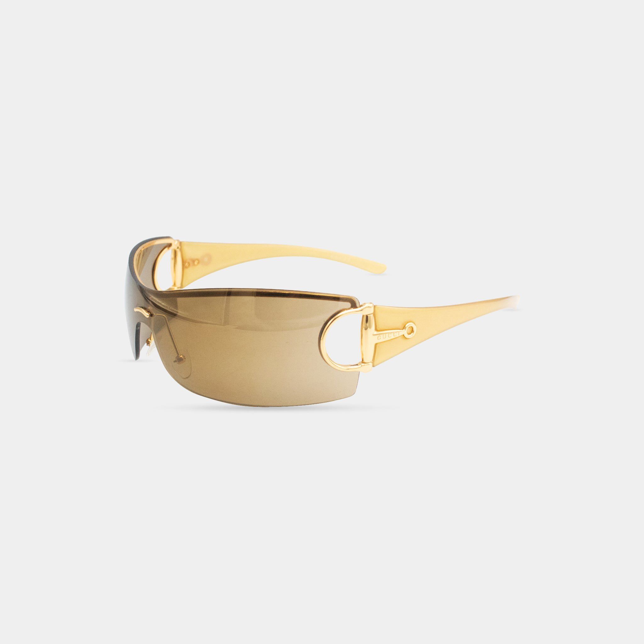 Gucci Gucci Golden Accent Sunglasses Size ONE SIZE - 2 Thumbnail