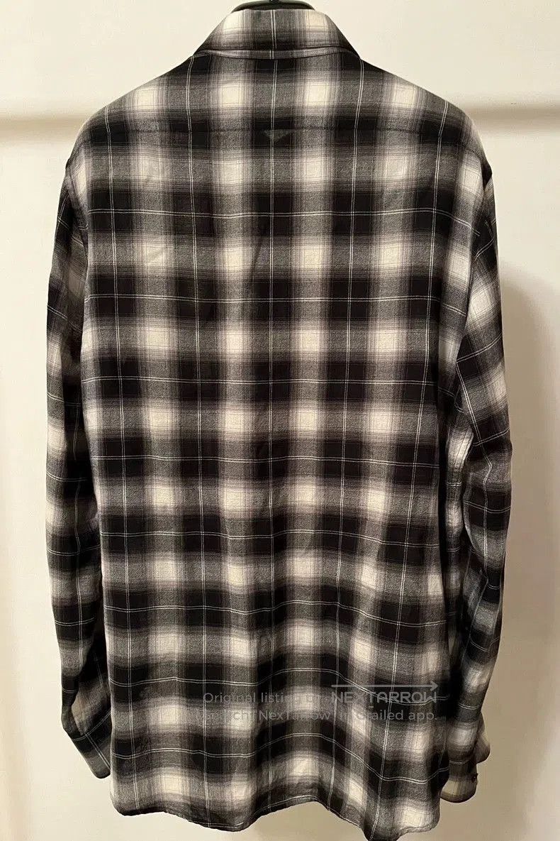 Saint Laurent Paris Saint Laurent Hedi Plaid Wool Shirt. Size US XL / EU 56 / 4 - 2 Thumbnail