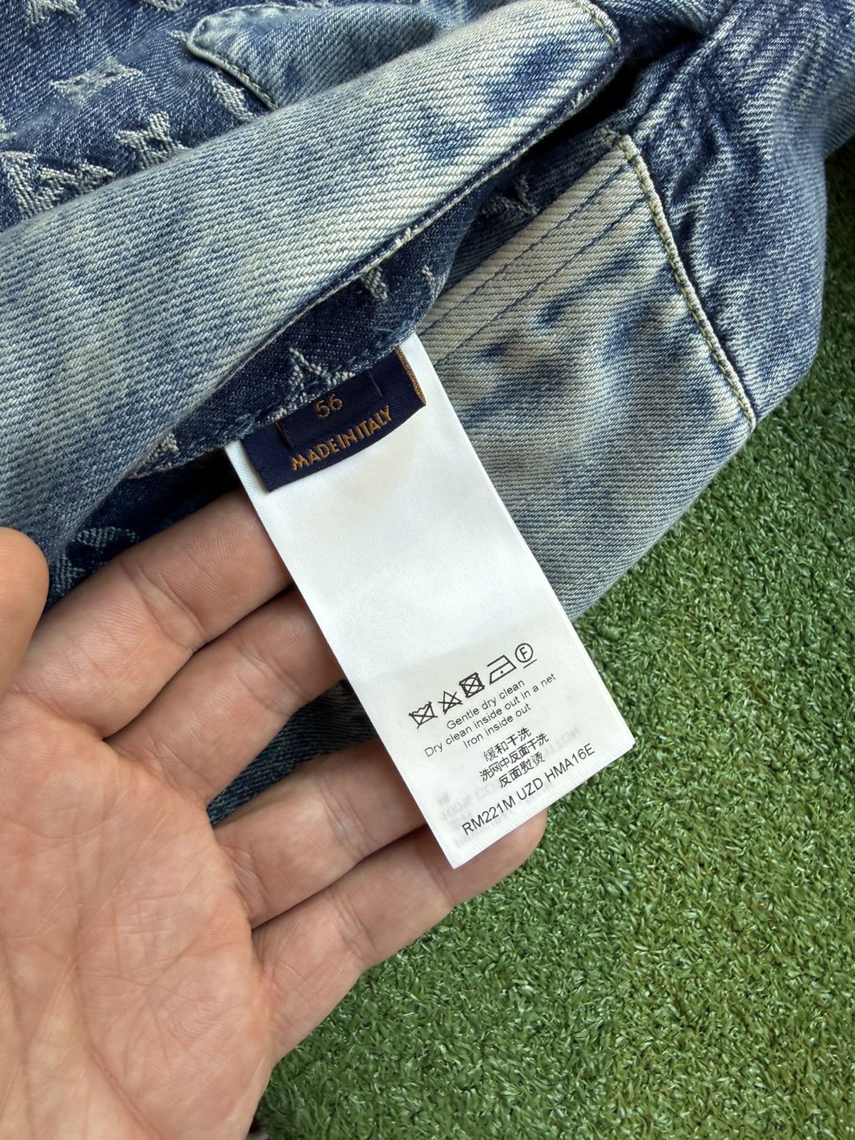 Louis Vuitton × Nigo LV NIGO Denim jacket Size US XL / EU 56 / 4 - 4 Thumbnail