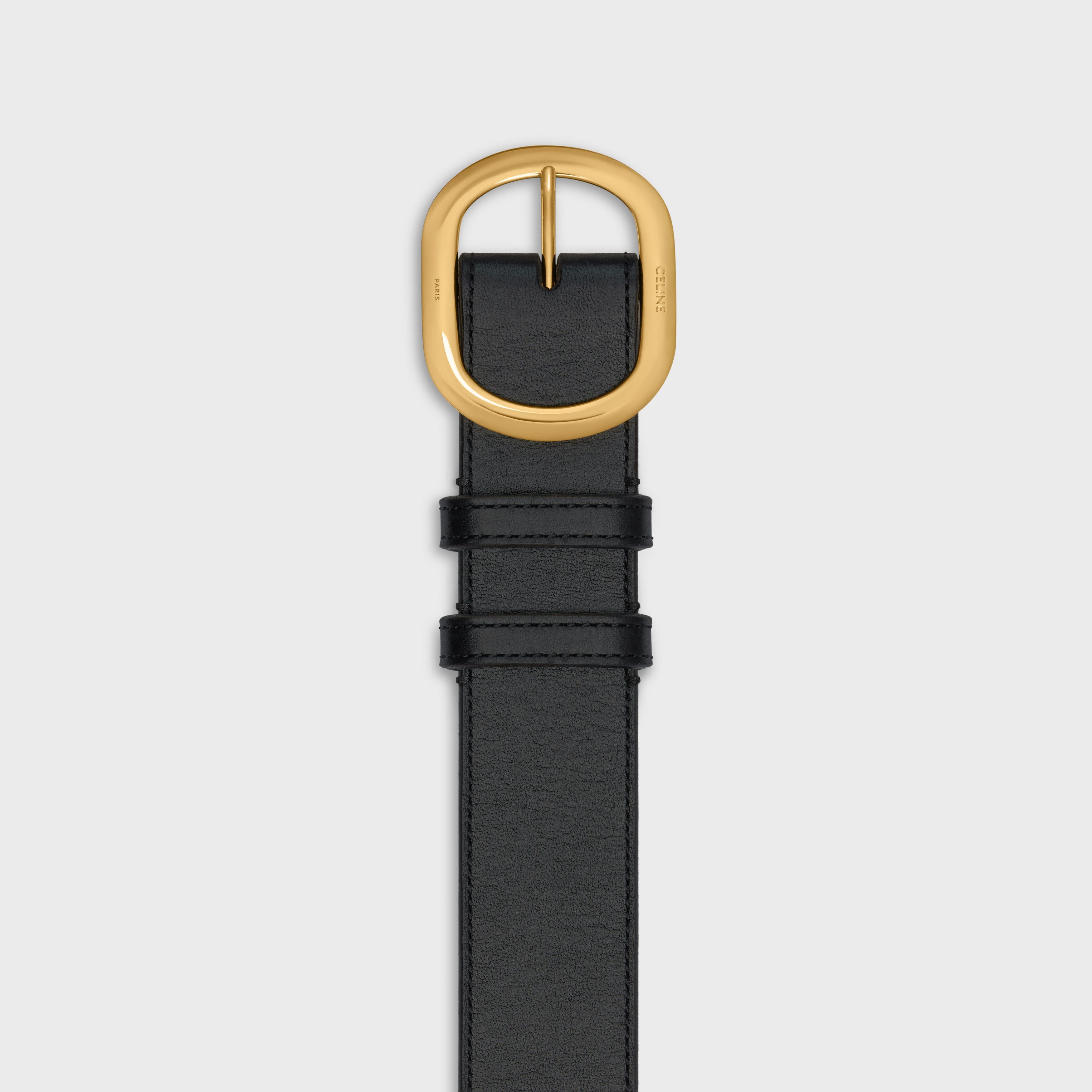 Celine o1bcso1str1124 Size: 80 / Large Lulu Vintage Belt in Black Size ONE SIZE - 2 Thumbnail