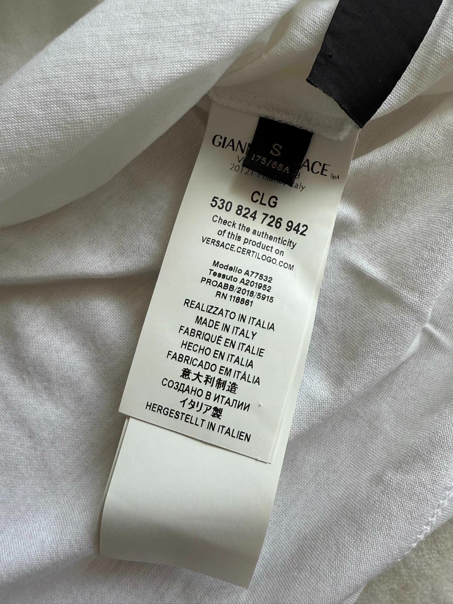 Versace Versace Crystal-Embellished T-shirt Ｑ23 Size US S / EU 44-46 / 1 - 2 Thumbnail