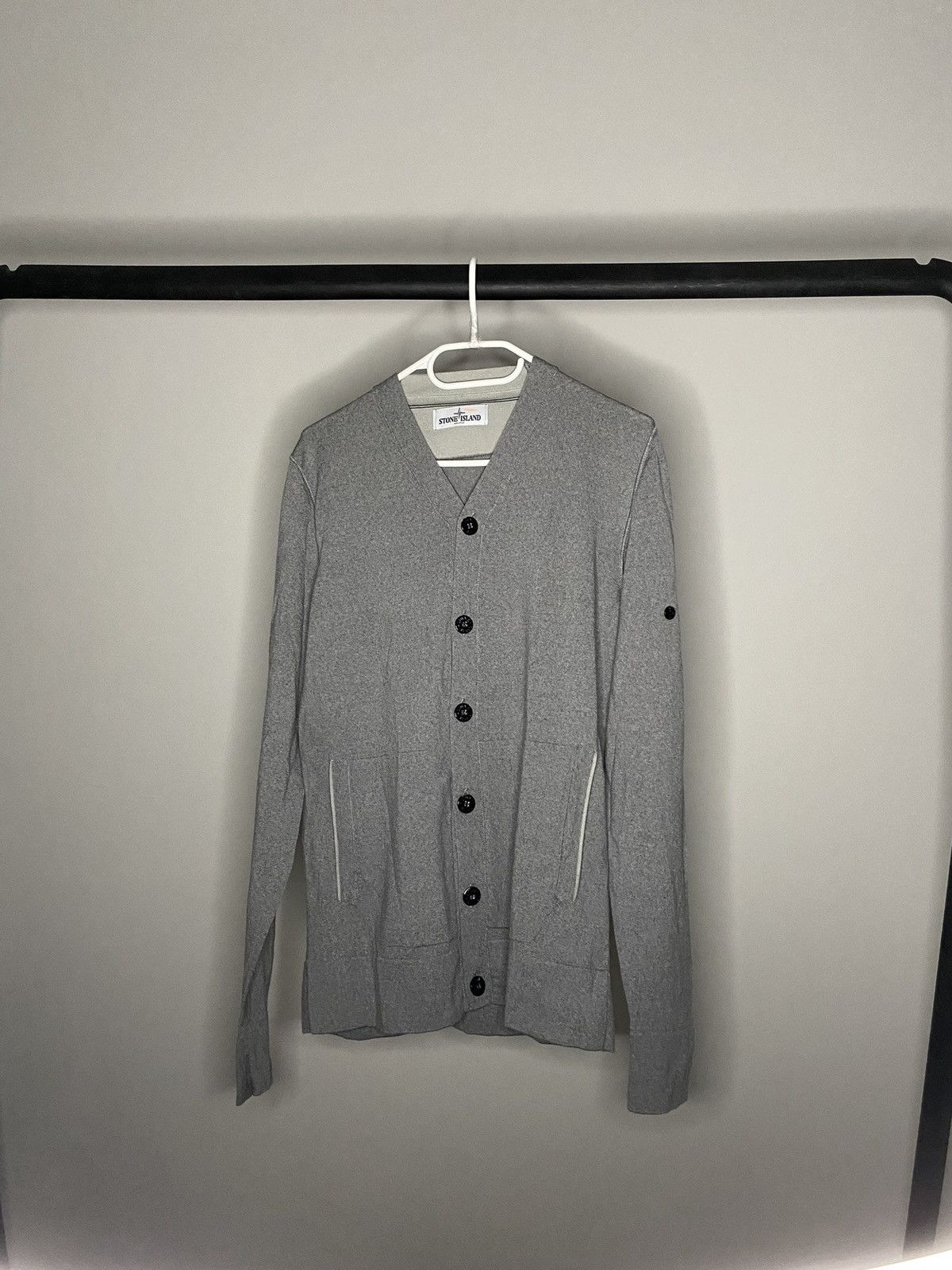 Stone Island men's sweater size XL like new classic gray