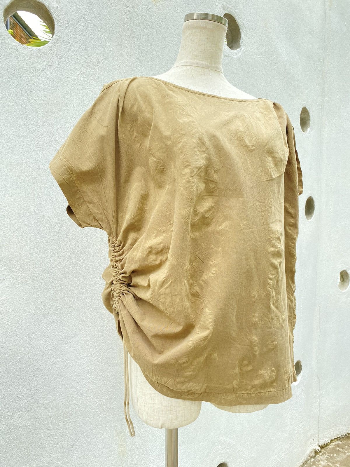 Issey Miyake Issey Miyake vintage 1981 brown blouse Size ONE SIZE - 9 Thumbnail