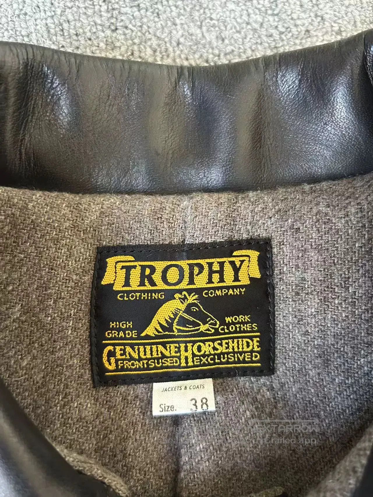 Other premium leather outerwear jacket size 38. Size US M / EU 48-50 / 2 - 4 Thumbnail