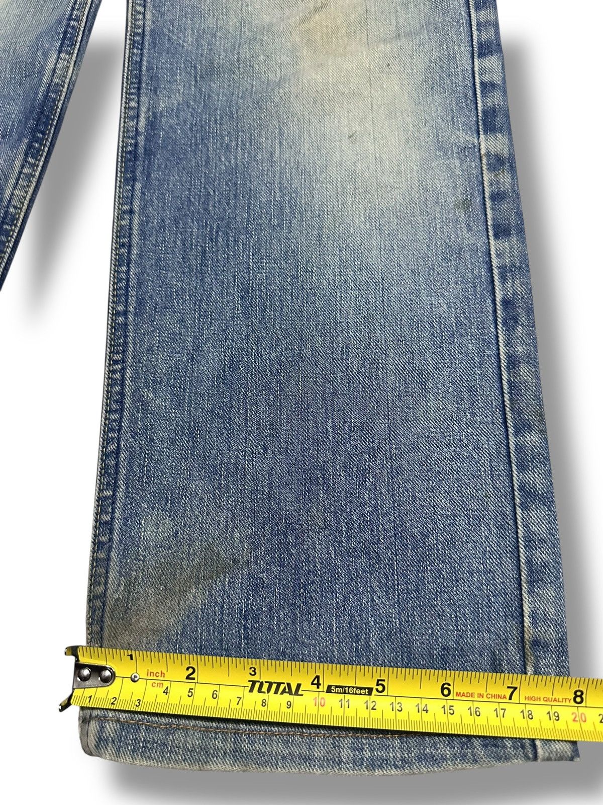 Lee Lee Rider Vintage Distressed Jean Straight Loose Style Faded Size US 28 / EU 44 - 16 Thumbnail