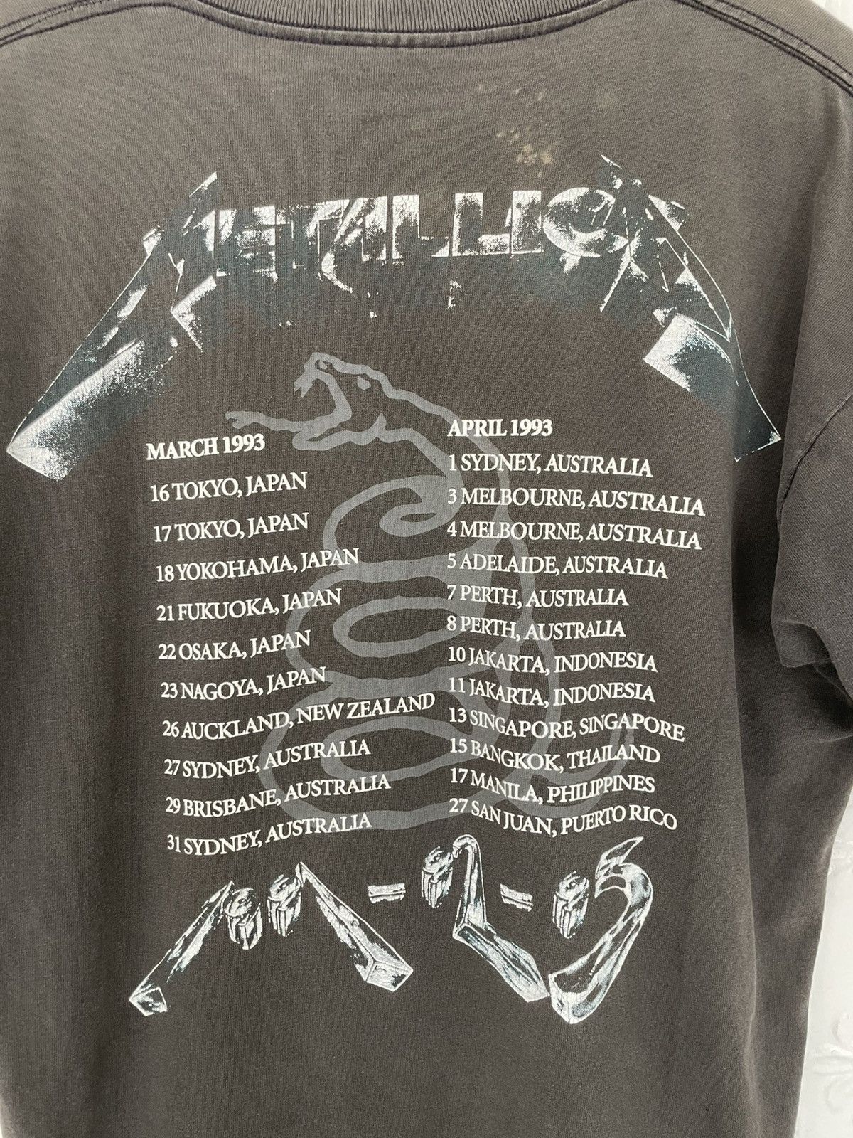 Vintage Metallica Black Album 1991 Japan tour Size US L / EU 52-54 / 3 - 6 Thumbnail