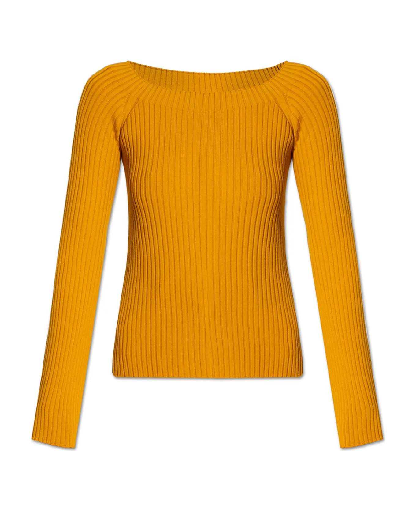 Chloe o1y0825 Sweater in Mustard Size S / US 4 / IT 40 - 1 Thumbnail