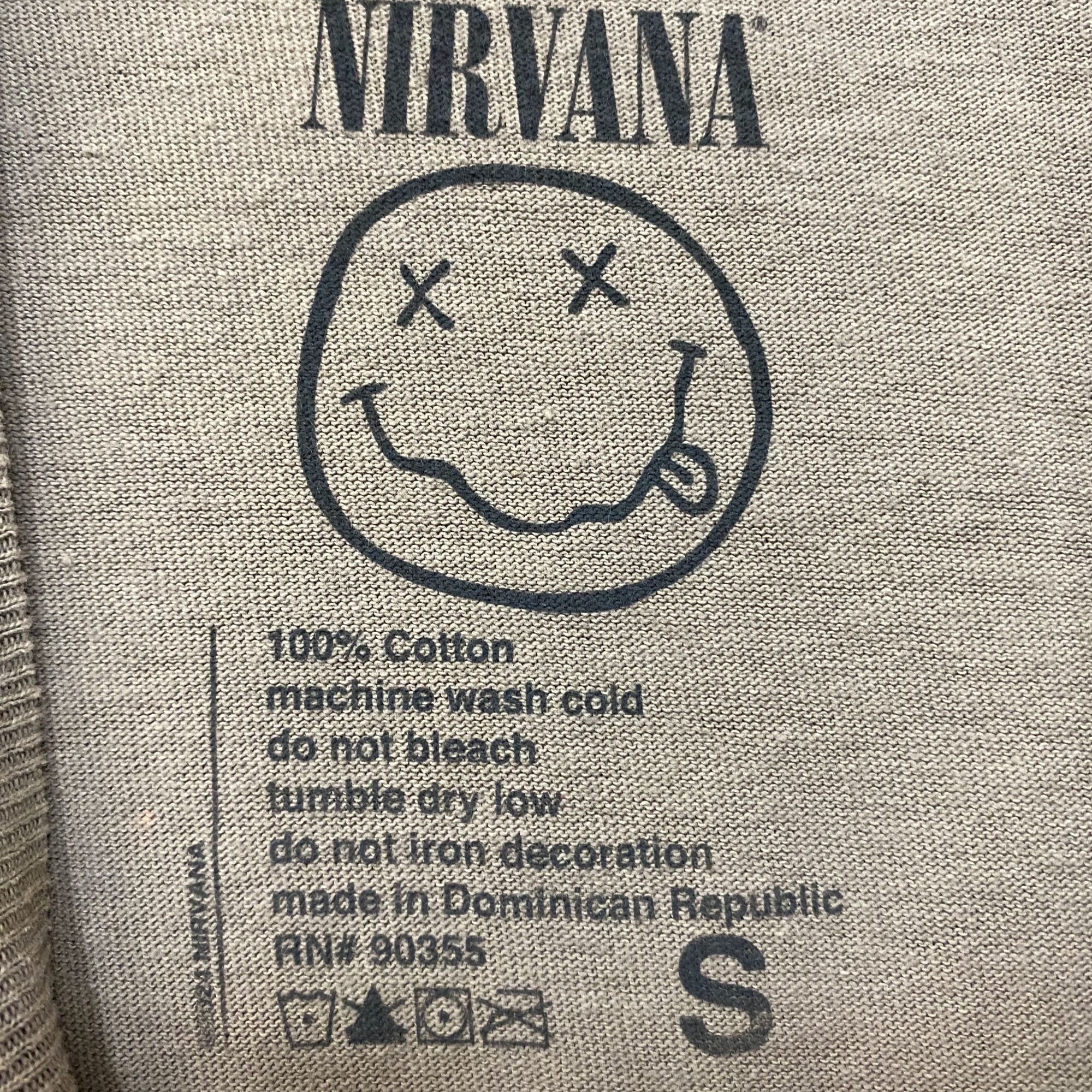 Nirvana Nirvana Nevermind Tour Hyperwave Smiley Grunge Band Tee S Size US S / EU 44-46 / 1 - 4 Thumbnail