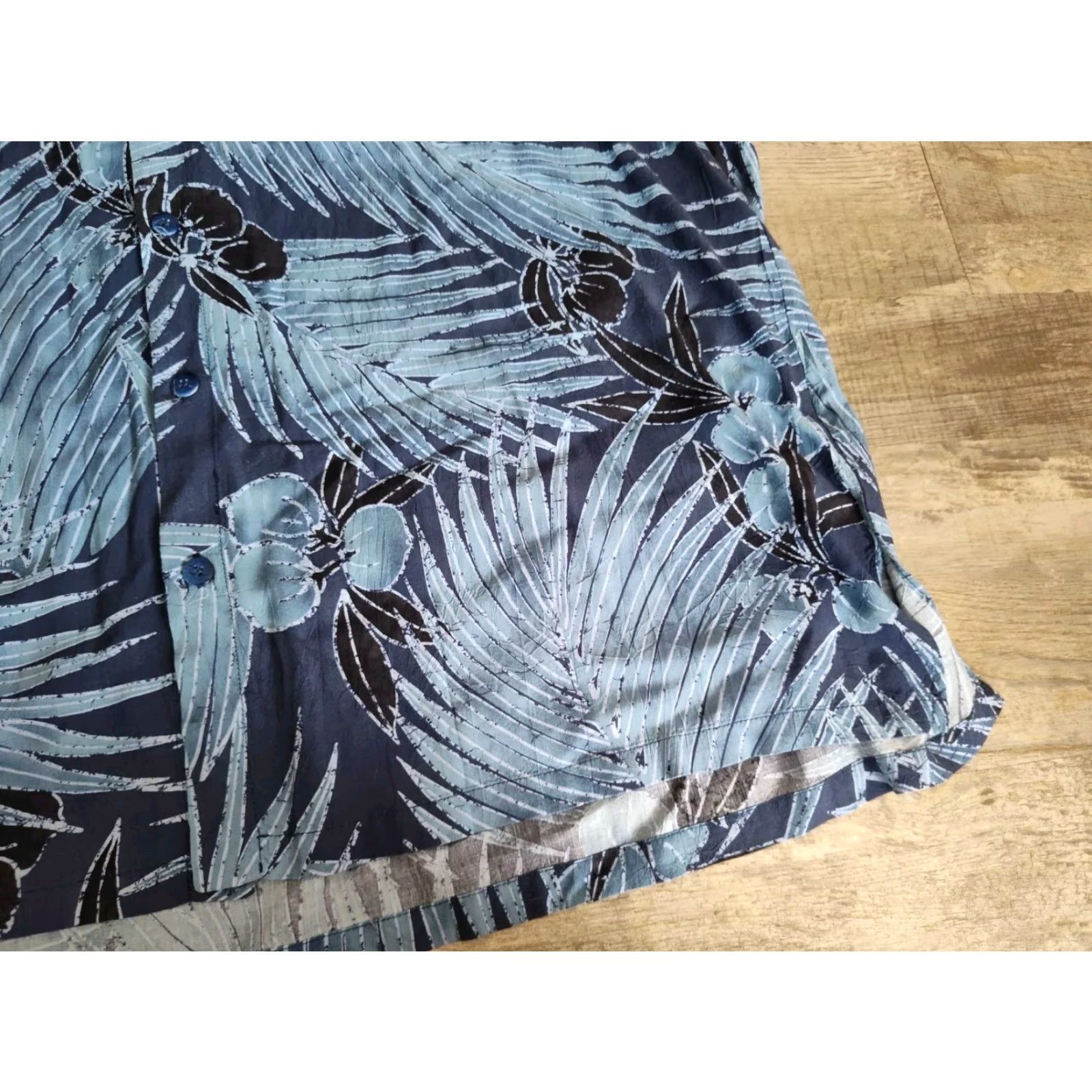 Jams World VINTAGE Jams World Hawaiian Aloha Shirt Men 4XL Short Sleeve Floral Rayon Blue Casual Size US XXL / EU 58 / 5 - 3 Thumbnail