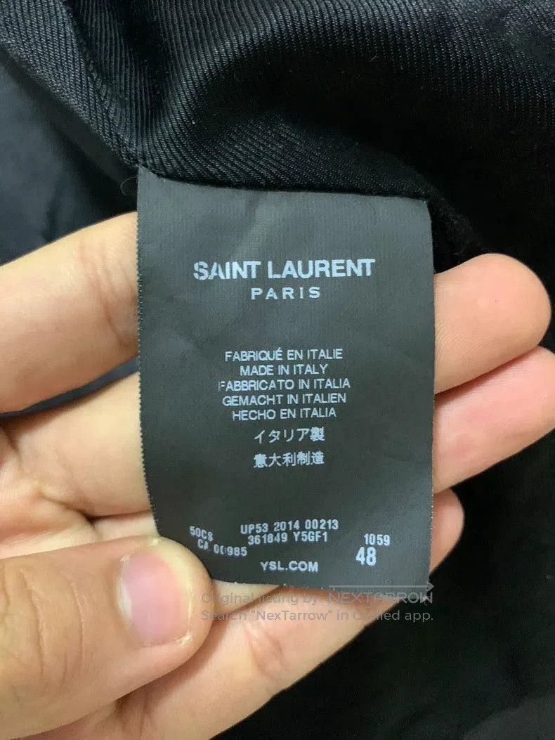 Saint Laurent Paris Saint Laurent Leopard Print Leather Jacket. Size US XL / EU 56 / 4 - 4 Thumbnail