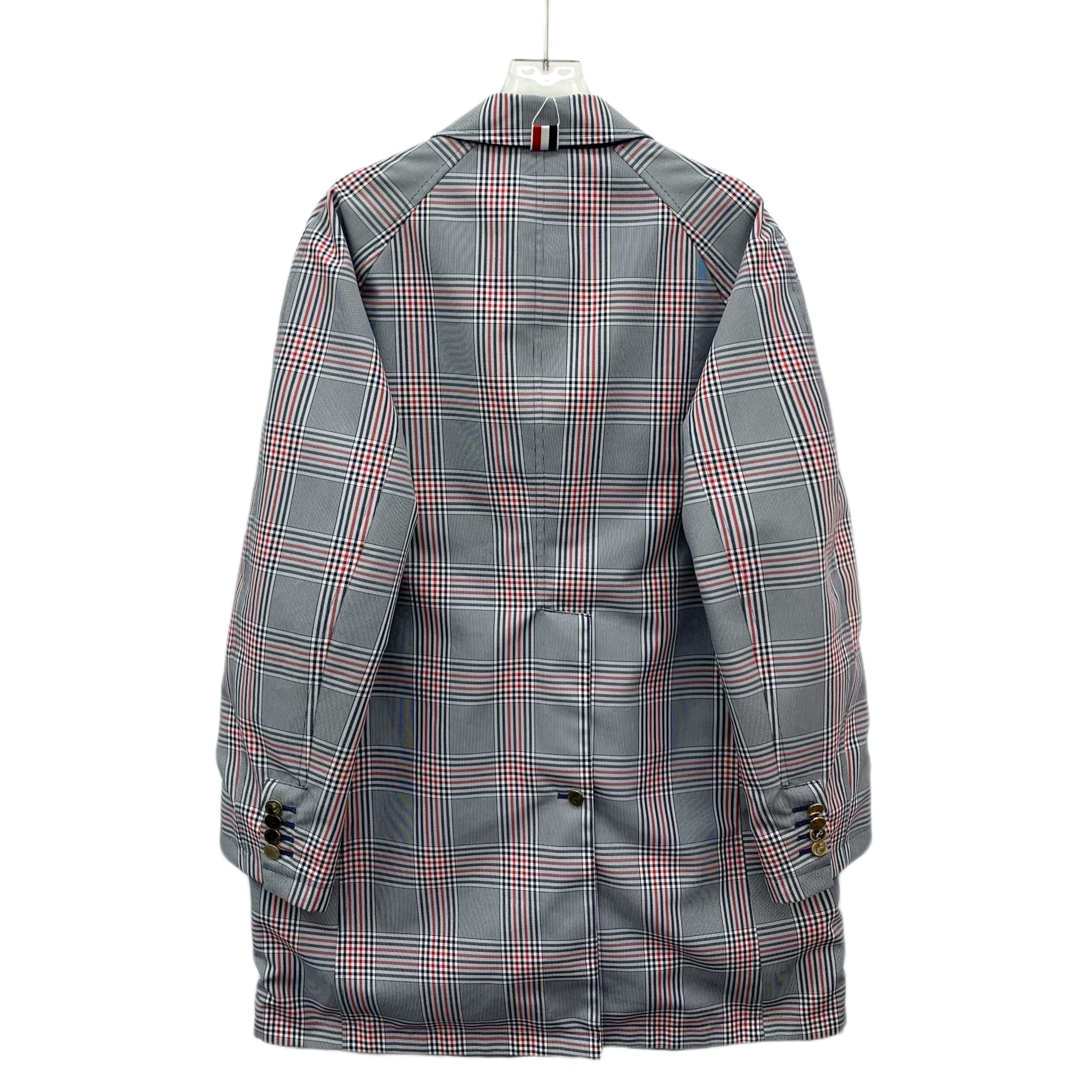 Thom Browne Thom Browne Check Trench Blue (1) Size S / US 4 / IT 40 - 4 Thumbnail