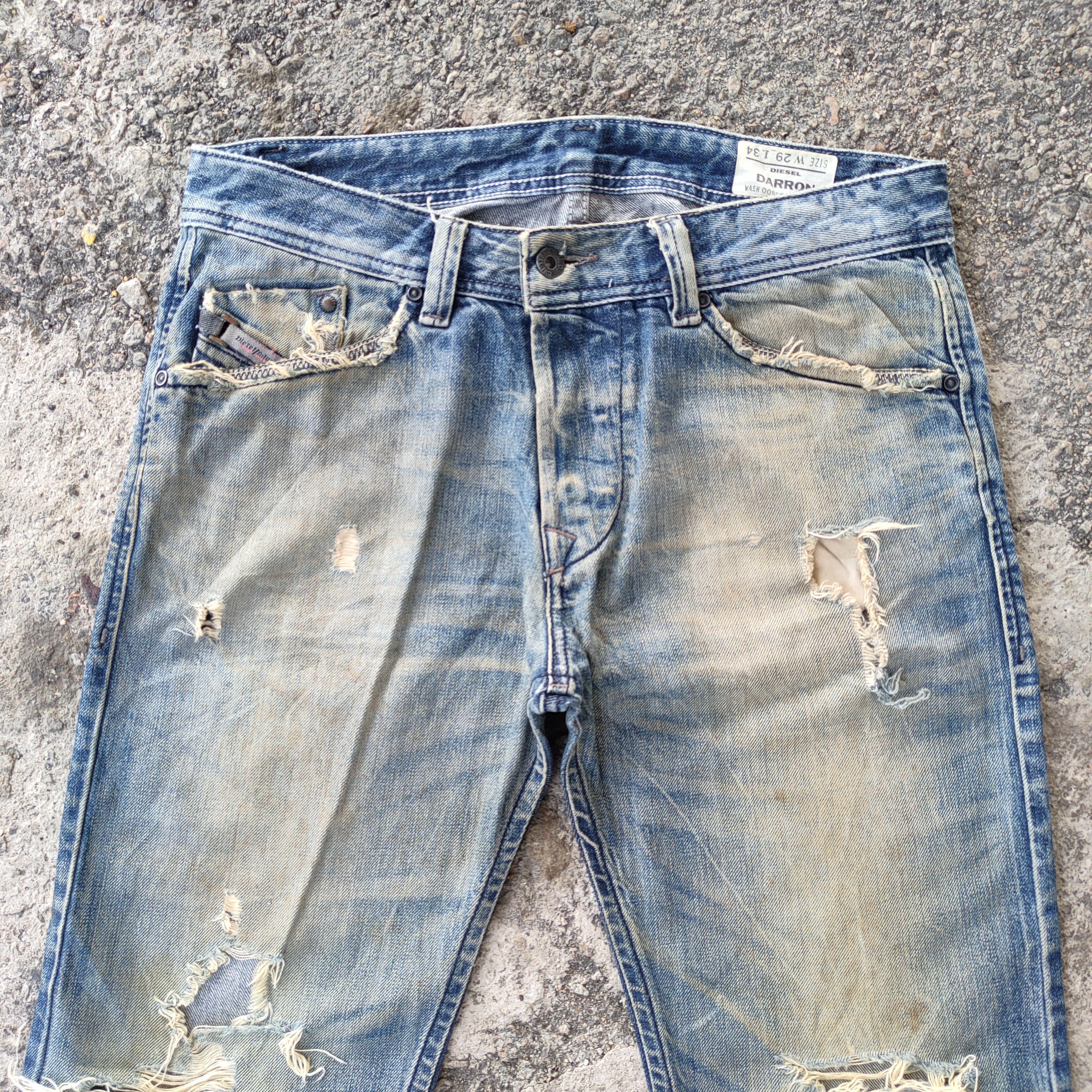 Diesel vintage Diesel rusty distressed jeans denim pants Size US 31 - 3 Thumbnail