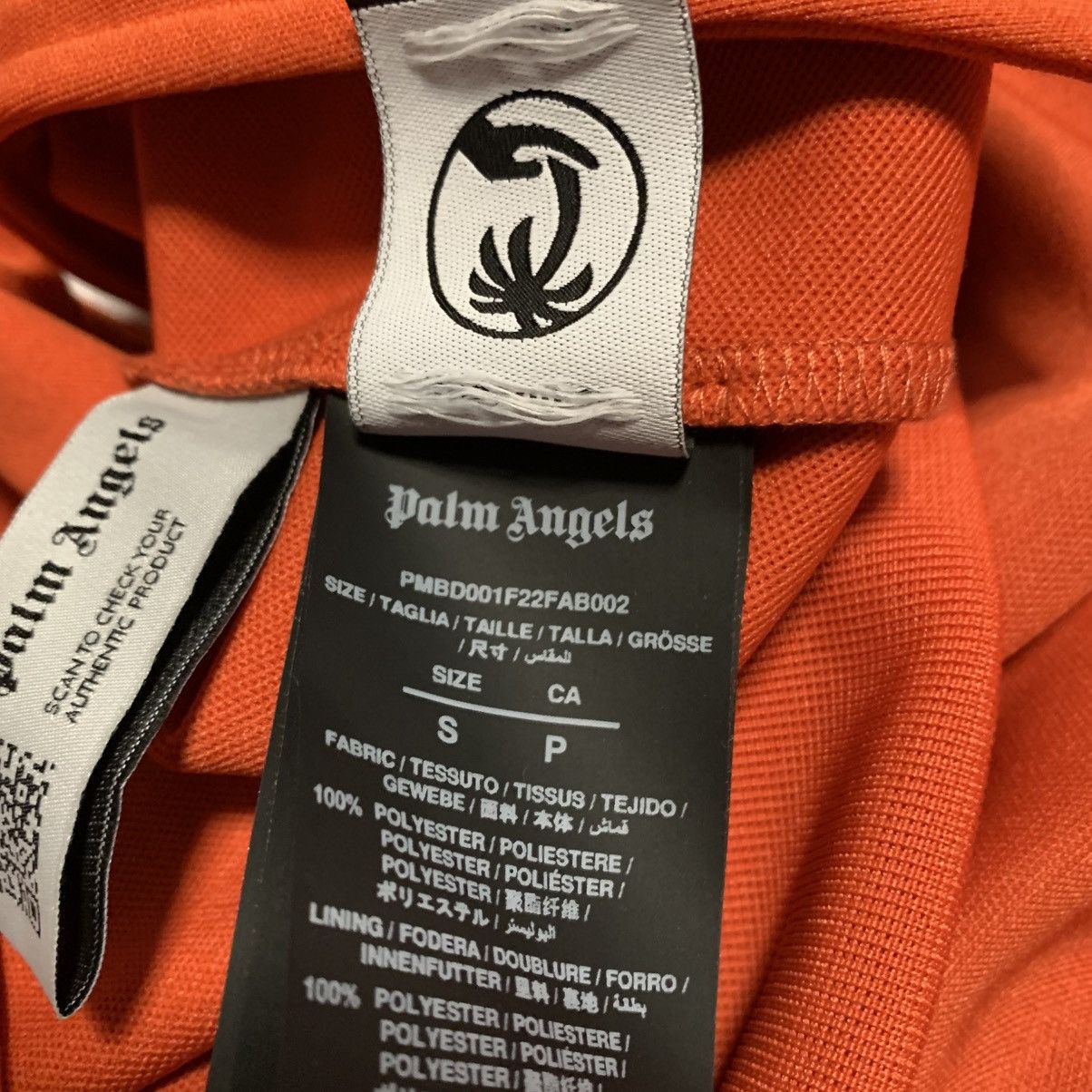 Palm Angels Palm Angels Small Classic Track Jacket Orange Size US S / EU 44-46 / 1 - 8 Thumbnail