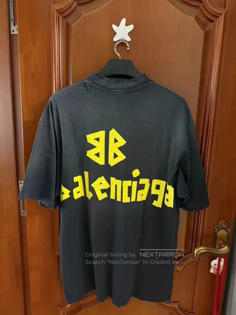 Balenciaga Balenciaga Tape Short Sleeve T-shirt. Size US M / EU 48-50 / 2 - 1 Thumbnail