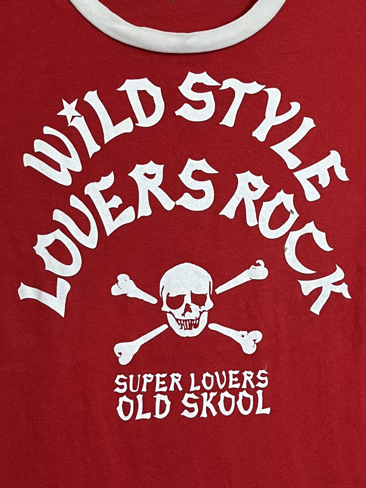 Japanese Brand ICONIC🔥SUPERLOVERS WILD STYLE OLD SKOOL RINGGER T SHIRT Size US S / EU 44-46 / 1 - 3 Thumbnail
