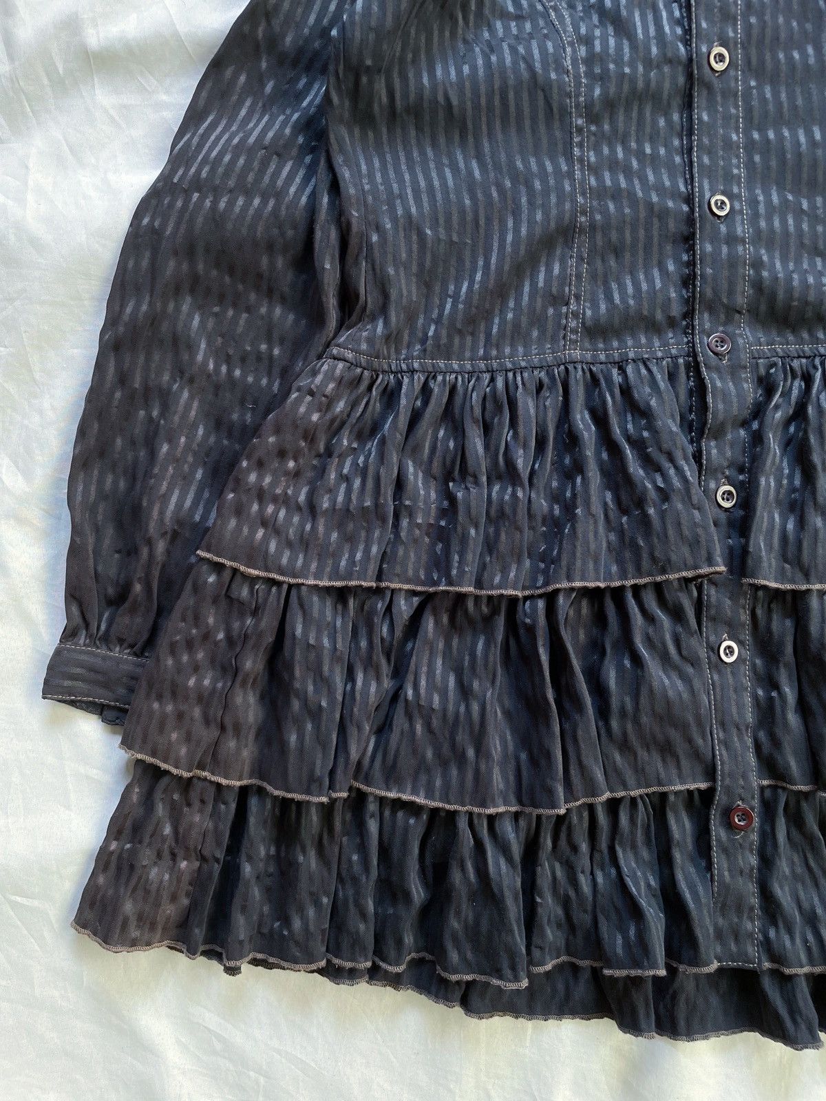 Japanese Brand ALGONQUINS BALERINA GOTHIC SUN FADED BUTTON DOWN SHIRT Size US M / EU 48-50 / 2 - 4 Thumbnail