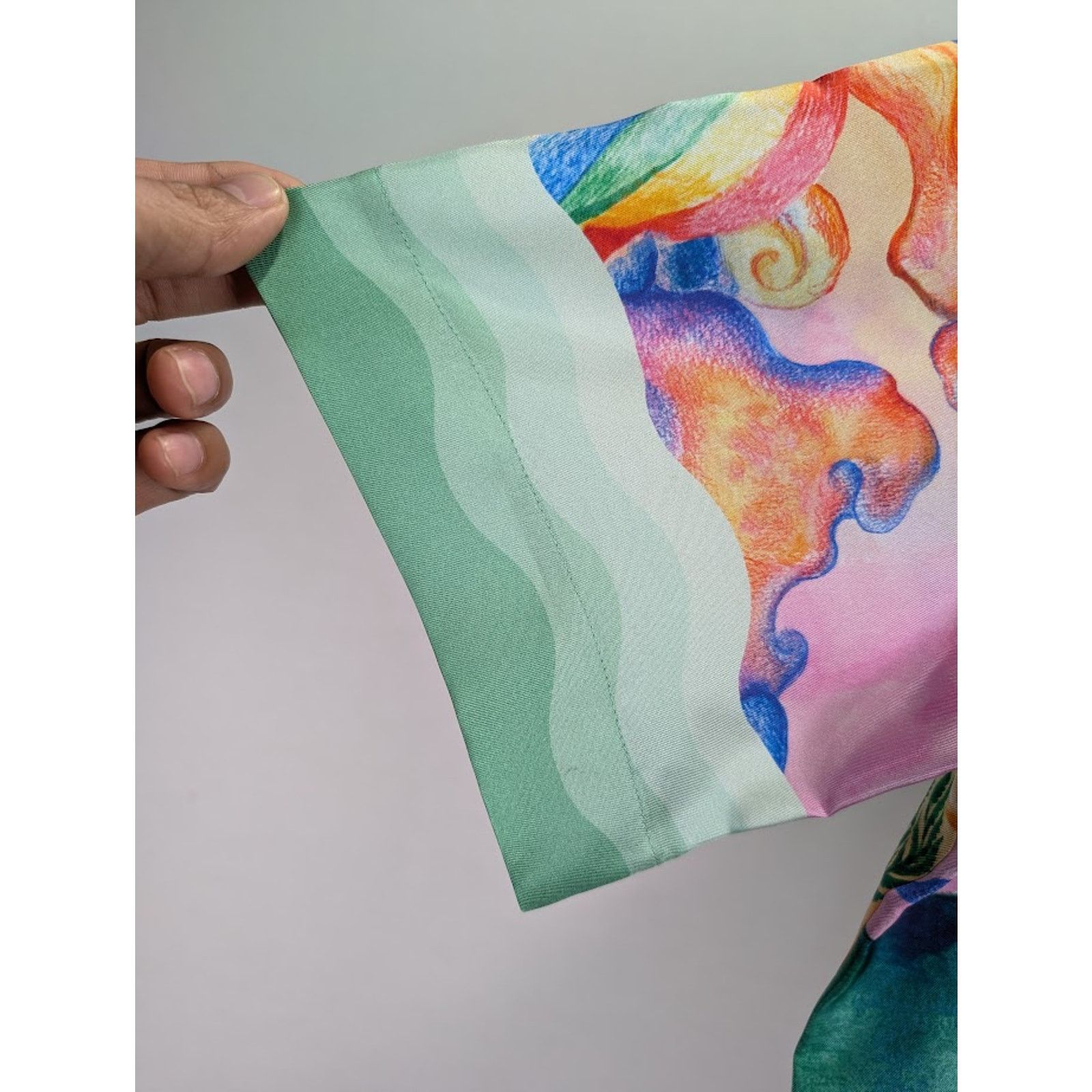 Casablanca o1rshd1 DUP /Silk Twill Short Sleeve Collar Shirt Multicolor Size US S / EU 44-46 / 1 - 12 Thumbnail
