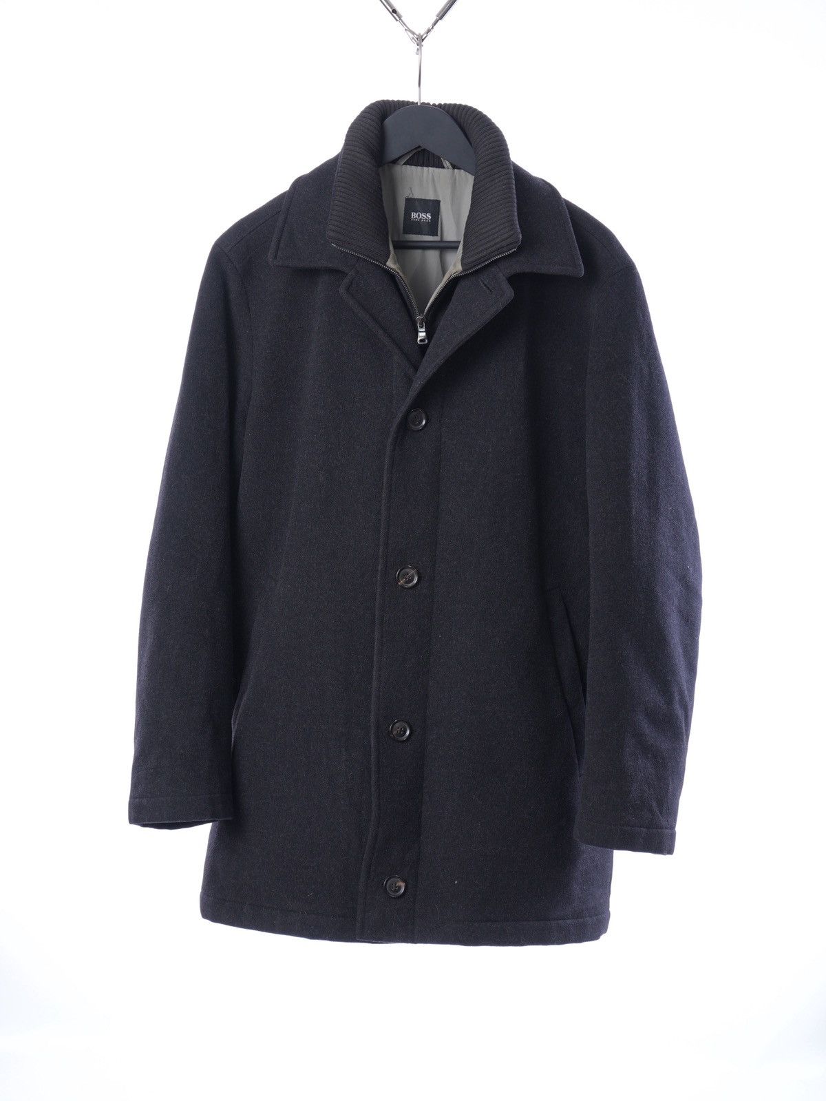 Hugo Boss Hugo Boss Vintage Trench Coat Wool Cashmere Zip/Button Size US M / EU 48-50 / 2 - 1 Thumbnail