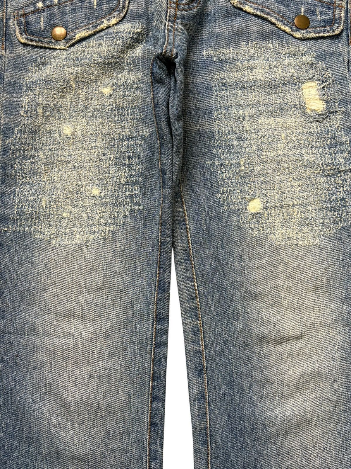 Hysteric Glamour Vintage Japanese Brand Double Waist Low Rise Flare Jeans Size 29" - 3 Thumbnail