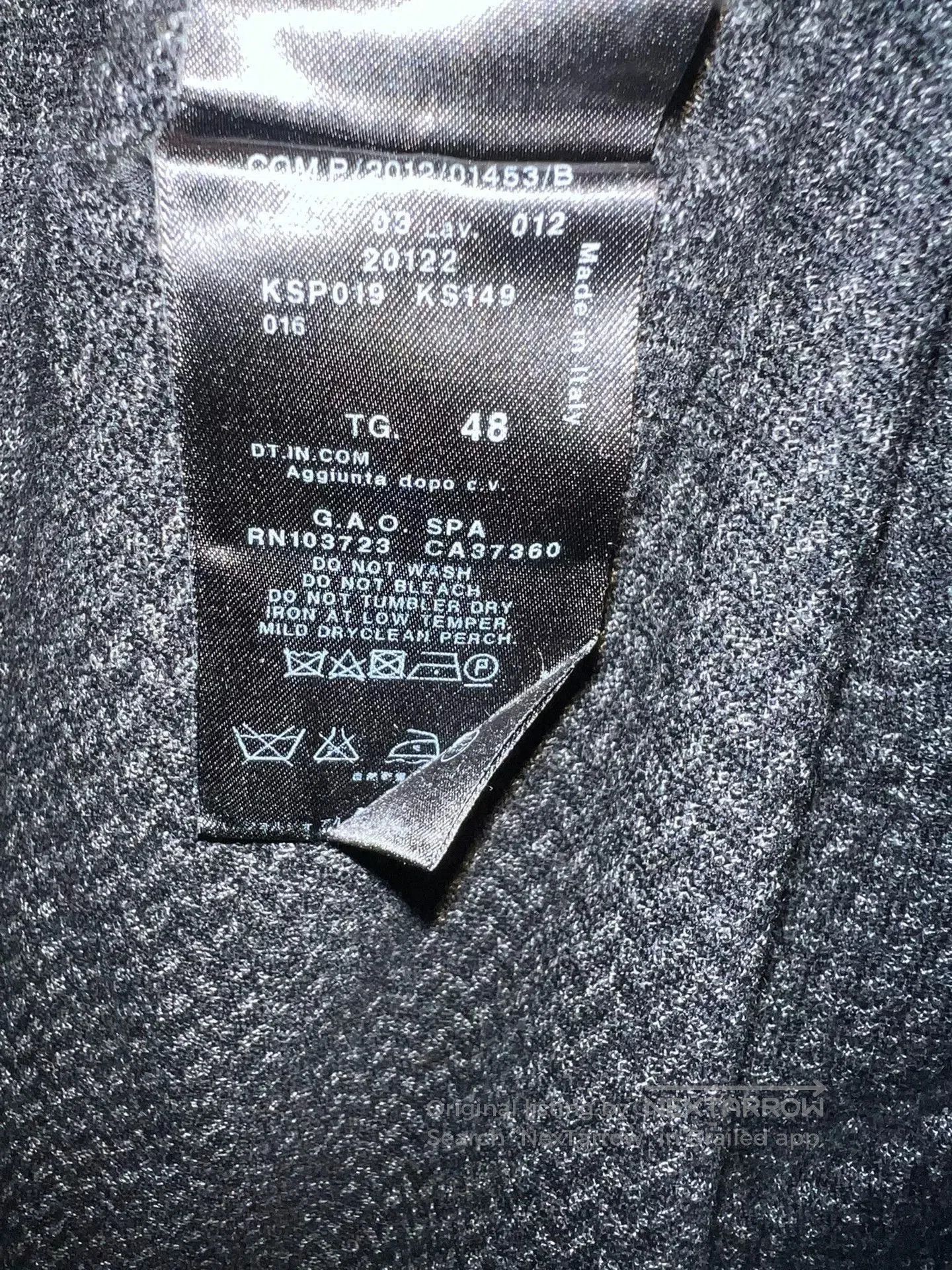 Giorgio Armani Giorgio Armani Black Label Men's Wool Pants. Size US 32 / EU 48 - 7 Thumbnail