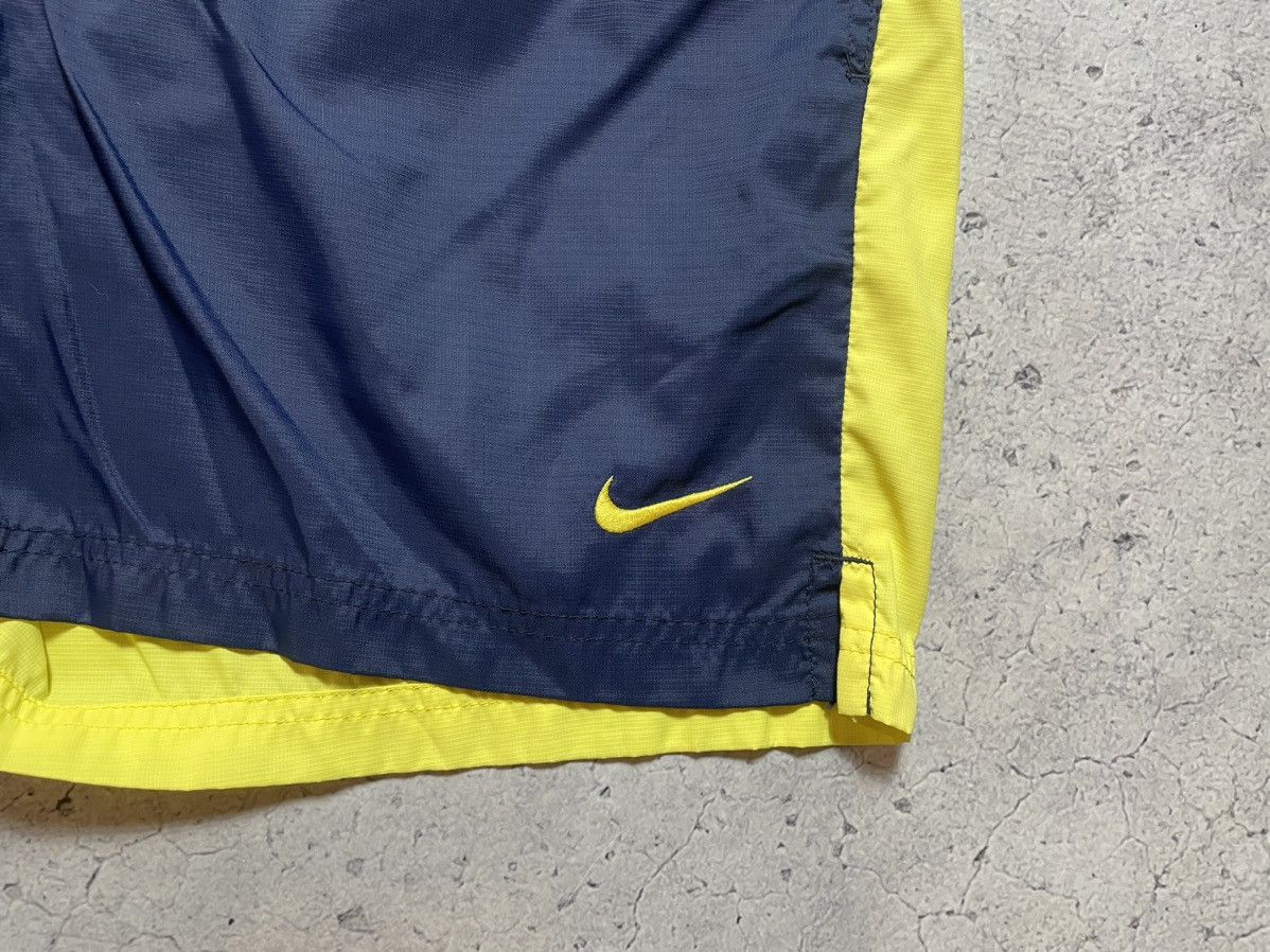 Nike × Vintage Nike Big Logo Vintage Nylon Shorts Size US 33 - 3 Thumbnail