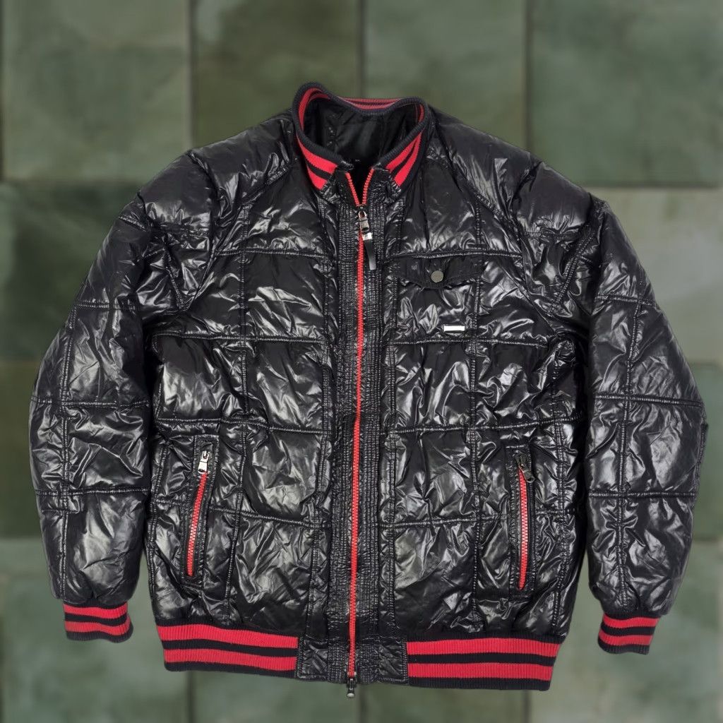 Sean John VINTAGE Sean John Puffer Jacket Mens 2XL Black Red Shiny Hip Hop Streetwear Size US XXL / EU 58 / 5 - 1 Thumbnail