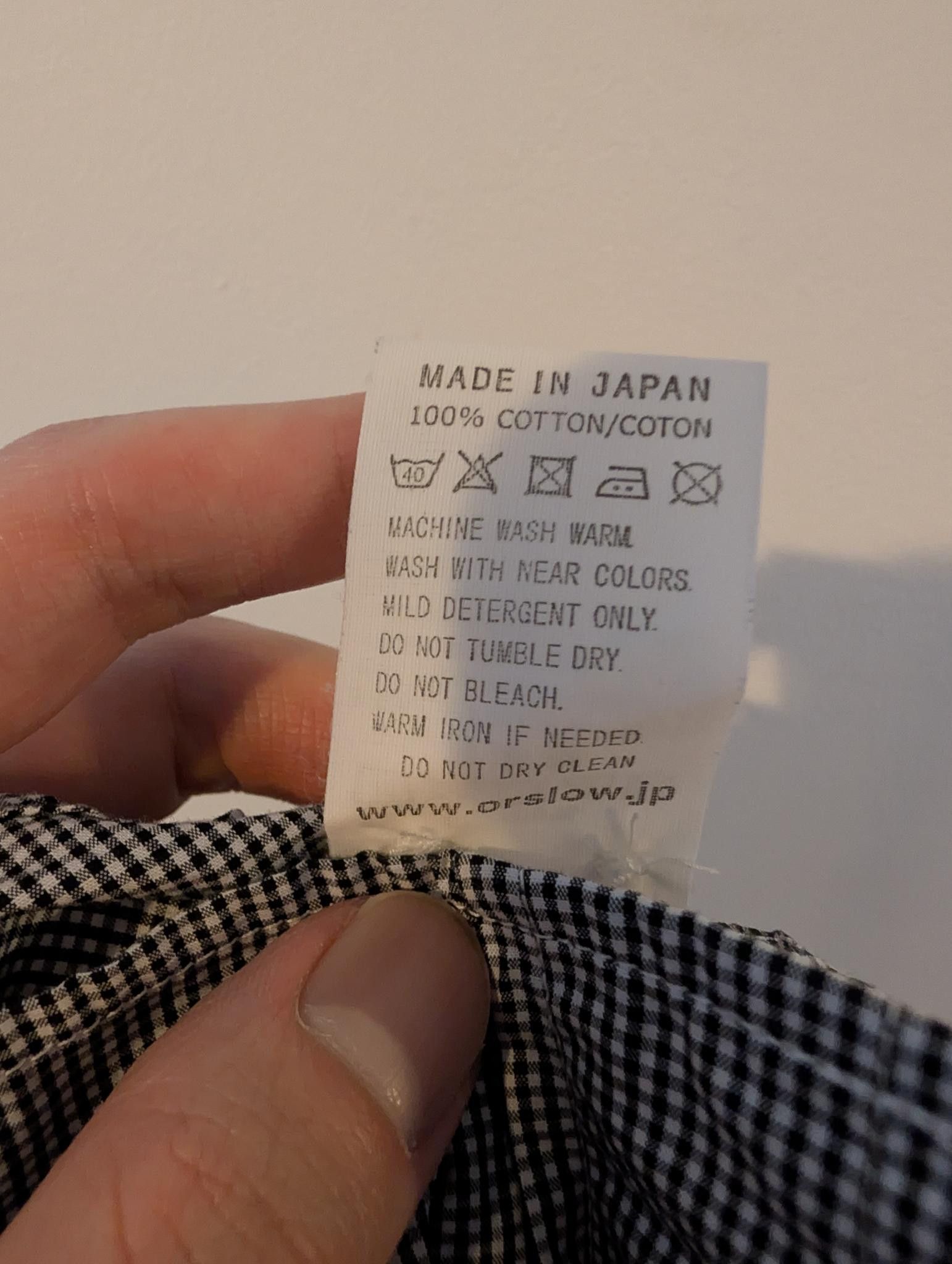 Orslow Orslow button down short sleeve shirt Size US M / EU 48-50 / 2 - 6 Thumbnail
