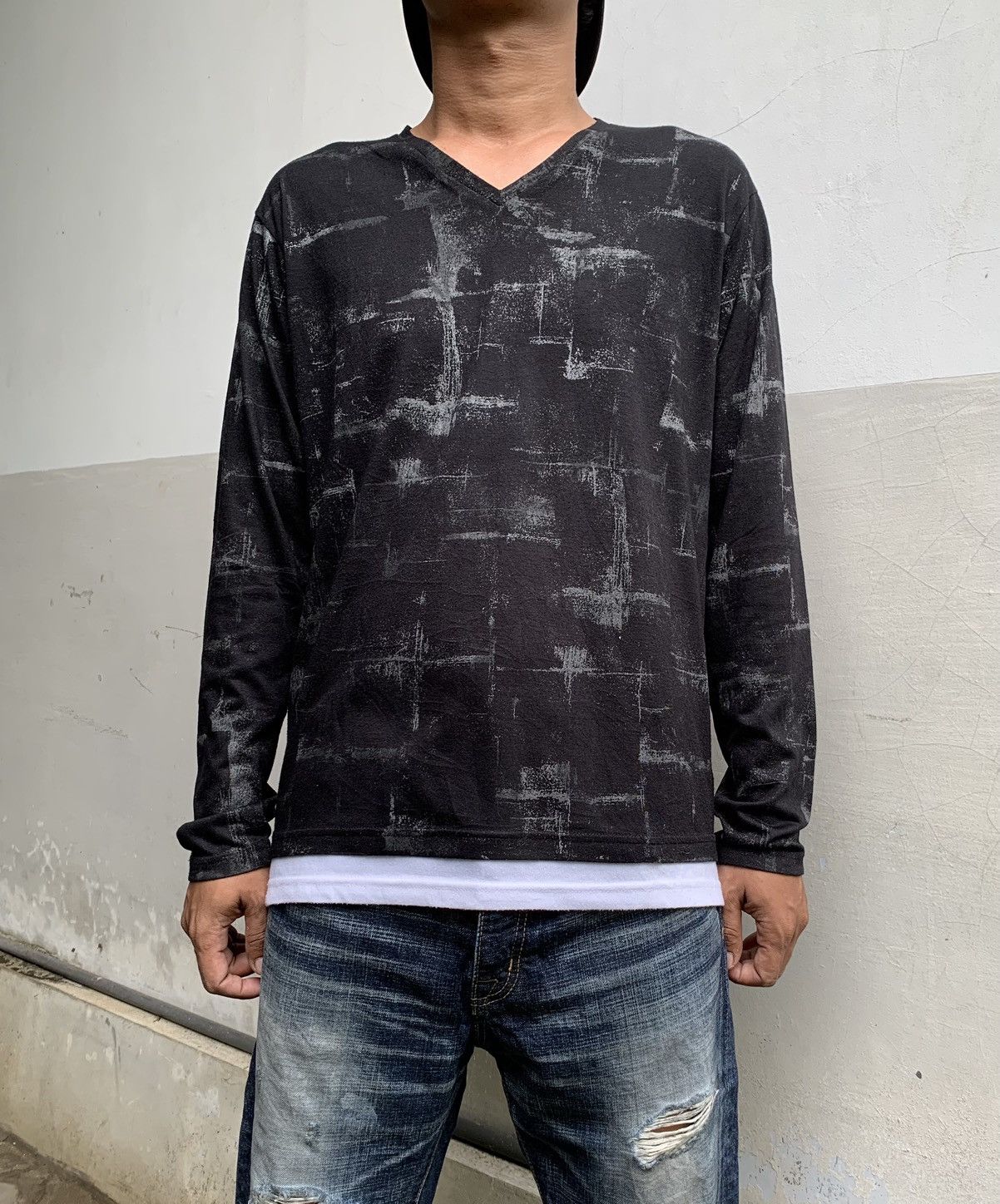 If Six Was Nine 2000s Semantic Design Longsleeve Size US M / EU 48-50 / 2 - 8 Thumbnail