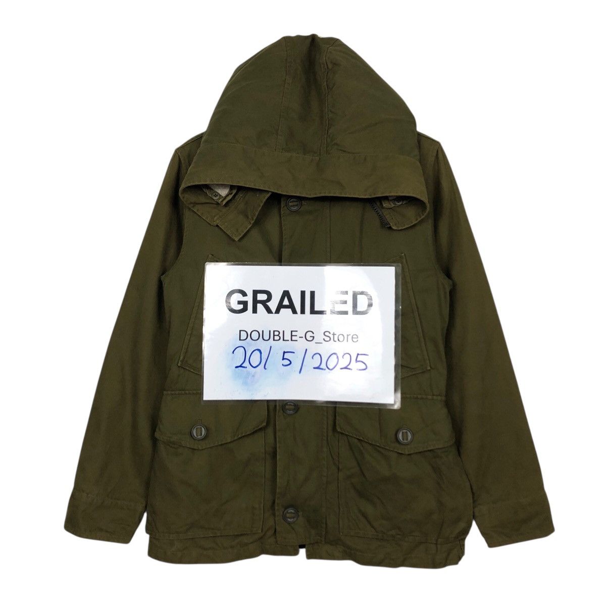 Japanese Brand 🔥 JOURNAL STANDARD Sherpa-Lined Hooded M-65 Field Jacket Size US M / EU 48-50 / 2 - 1 Thumbnail