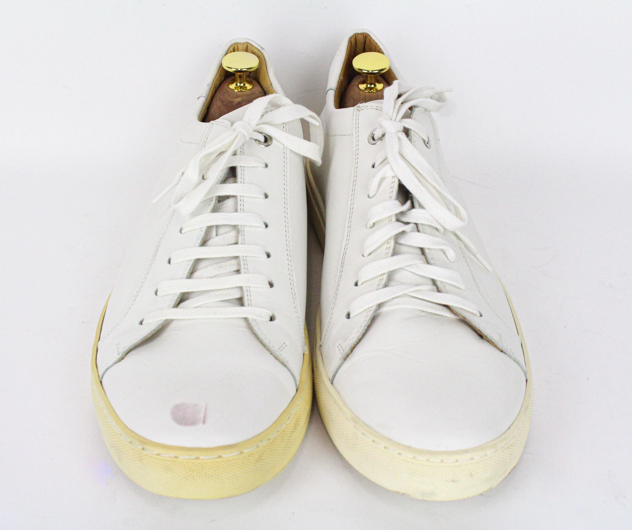 Suitsupply EU44 White Leather Leisure Low-Top 72667 Size US 11 / EU 44 - 2 Thumbnail