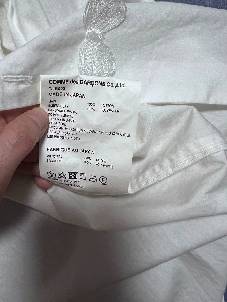 Comme des Garcons Comme Des Garcons Three-dimensional bow-tie long-sleeve sh Size M / US 6-8 / IT 42-44 - 8 Thumbnail
